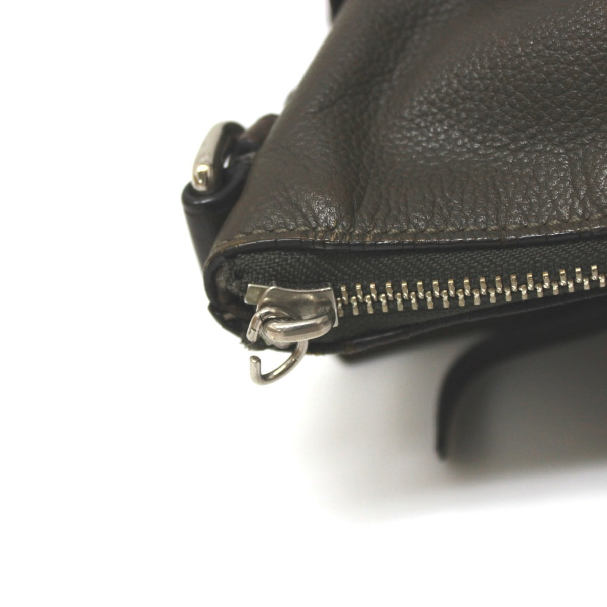 Coach Green Leather Tote Bag (Pre-Owned)