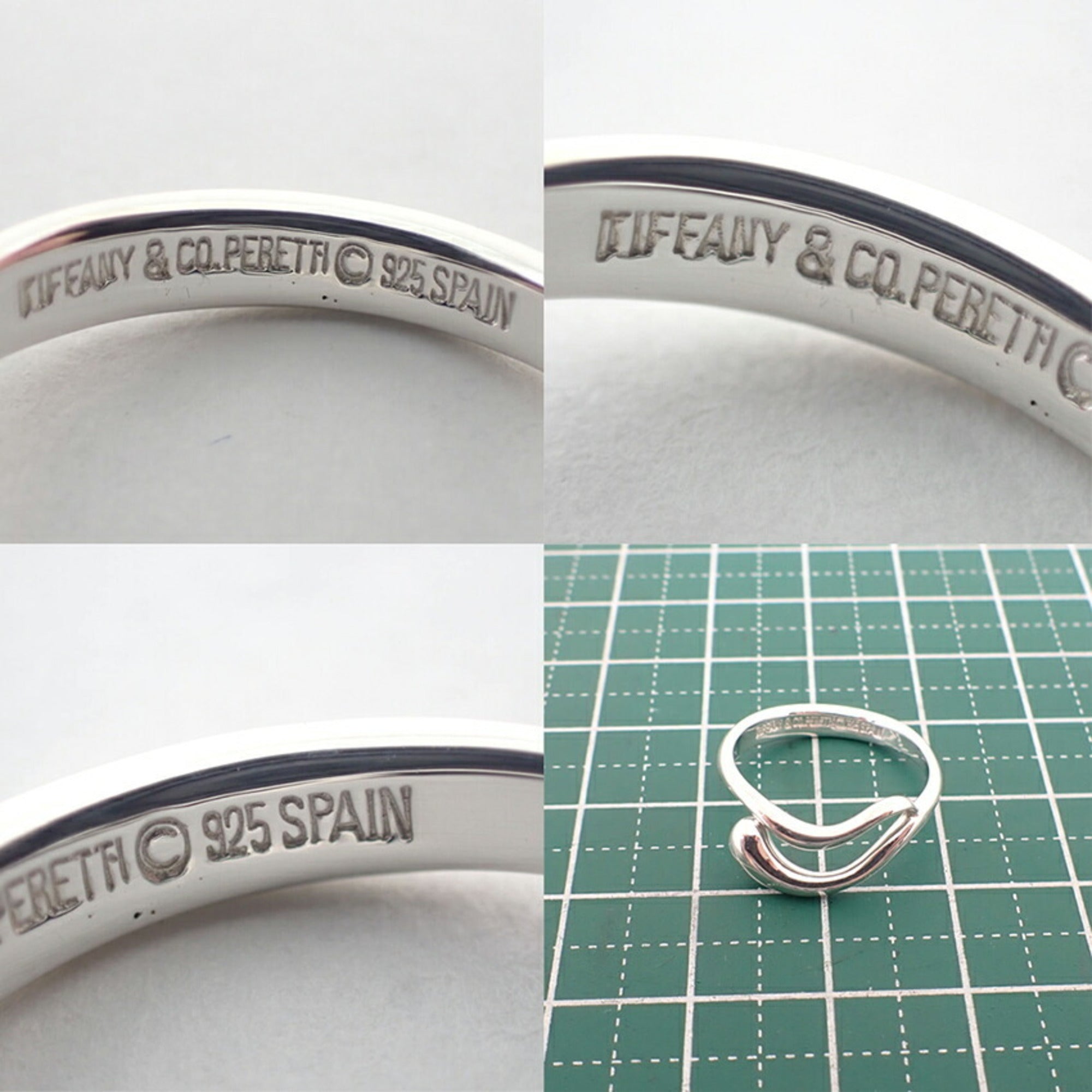 Tiffany Sterling Silver 925 Band Ring (Pre-Owned)