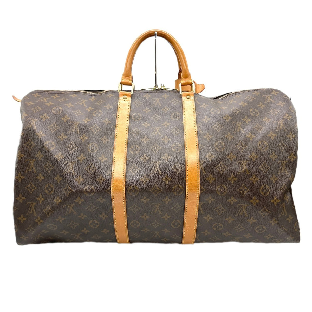 Louis Vuitton Brown Monogram Canvas Boston Bag (Pre-Owned)