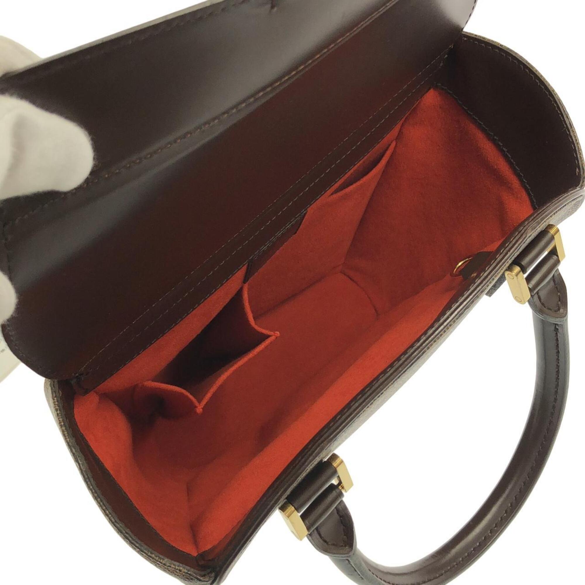 Louis Vuitton Brown Coated Canvas Handbag (Pre-Owned)