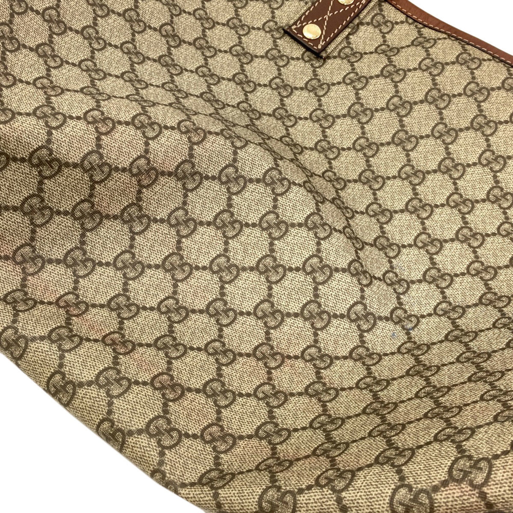 Gucci Brown Pvc Tote Bag (Pre-Owned)