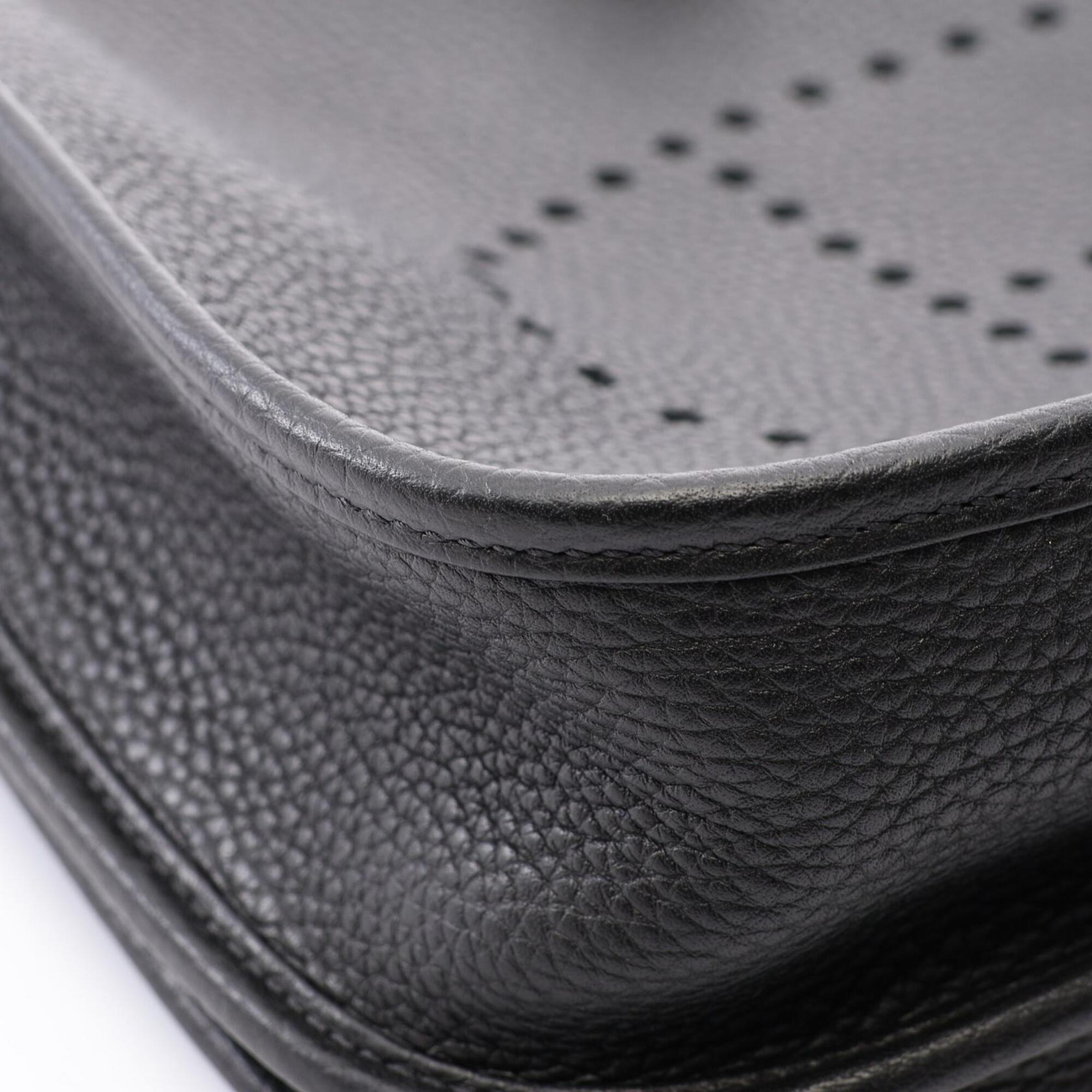 Hermes Black Taurillon Clemence Leather Shoulder Bag (Pre-Owned)