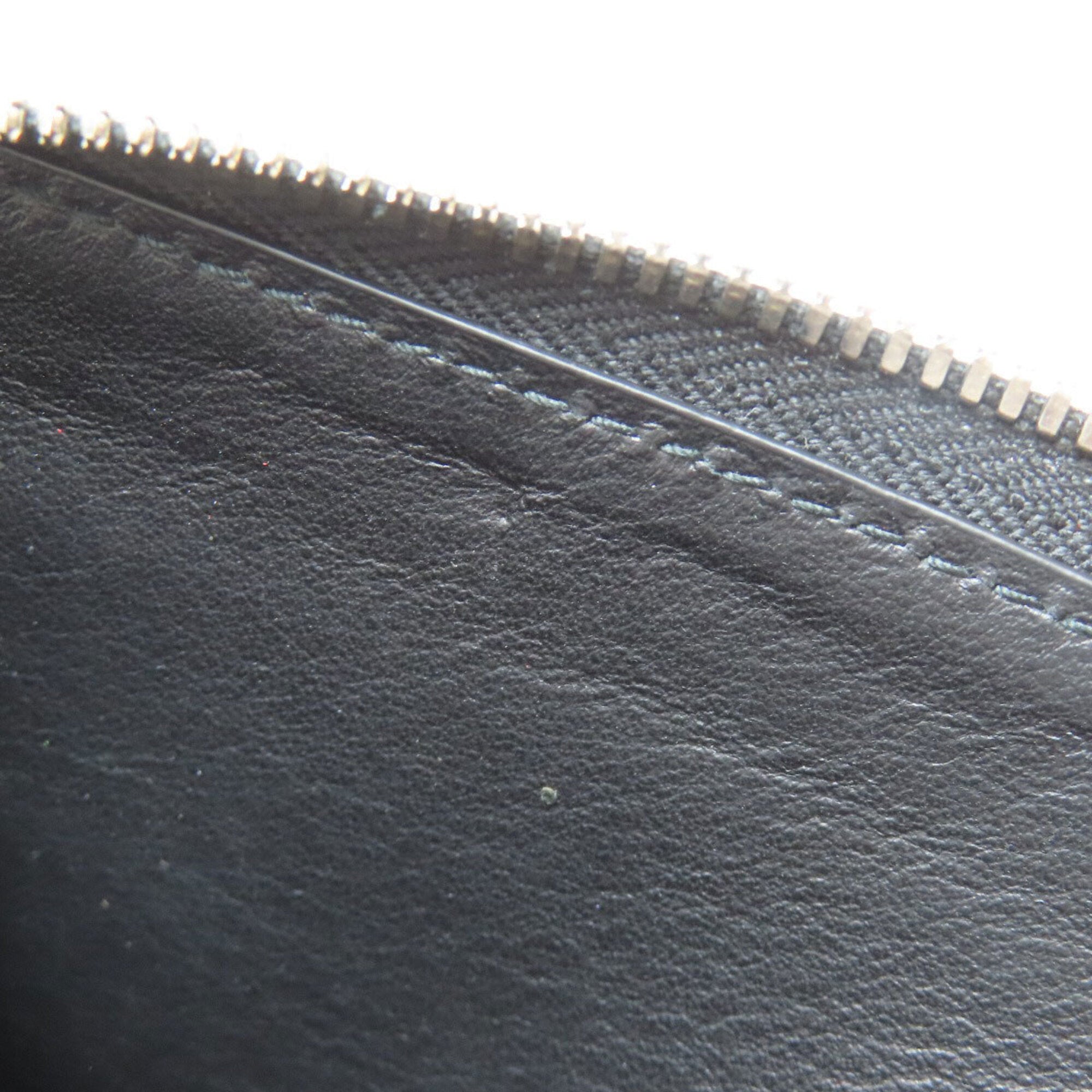 Bottega Veneta Black Leather Long Wallet (Bi-Fold) (Pre-Owned)