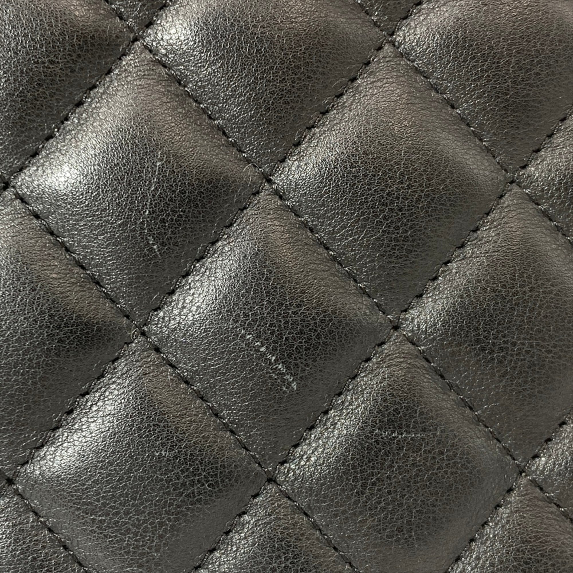 Chanel Black Leather Tote Bag (Pre-Owned)