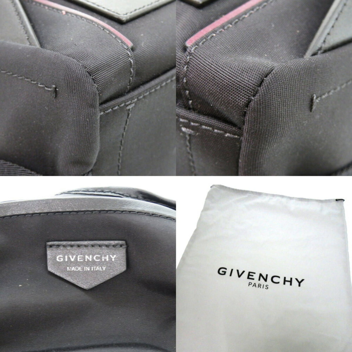 Givenchy Black Nylon Backpack (Pre-Owned)