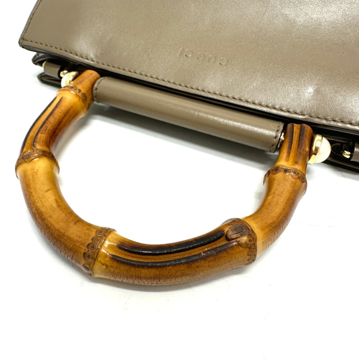 Gucci Brown Leather Handbag (Pre-Owned)