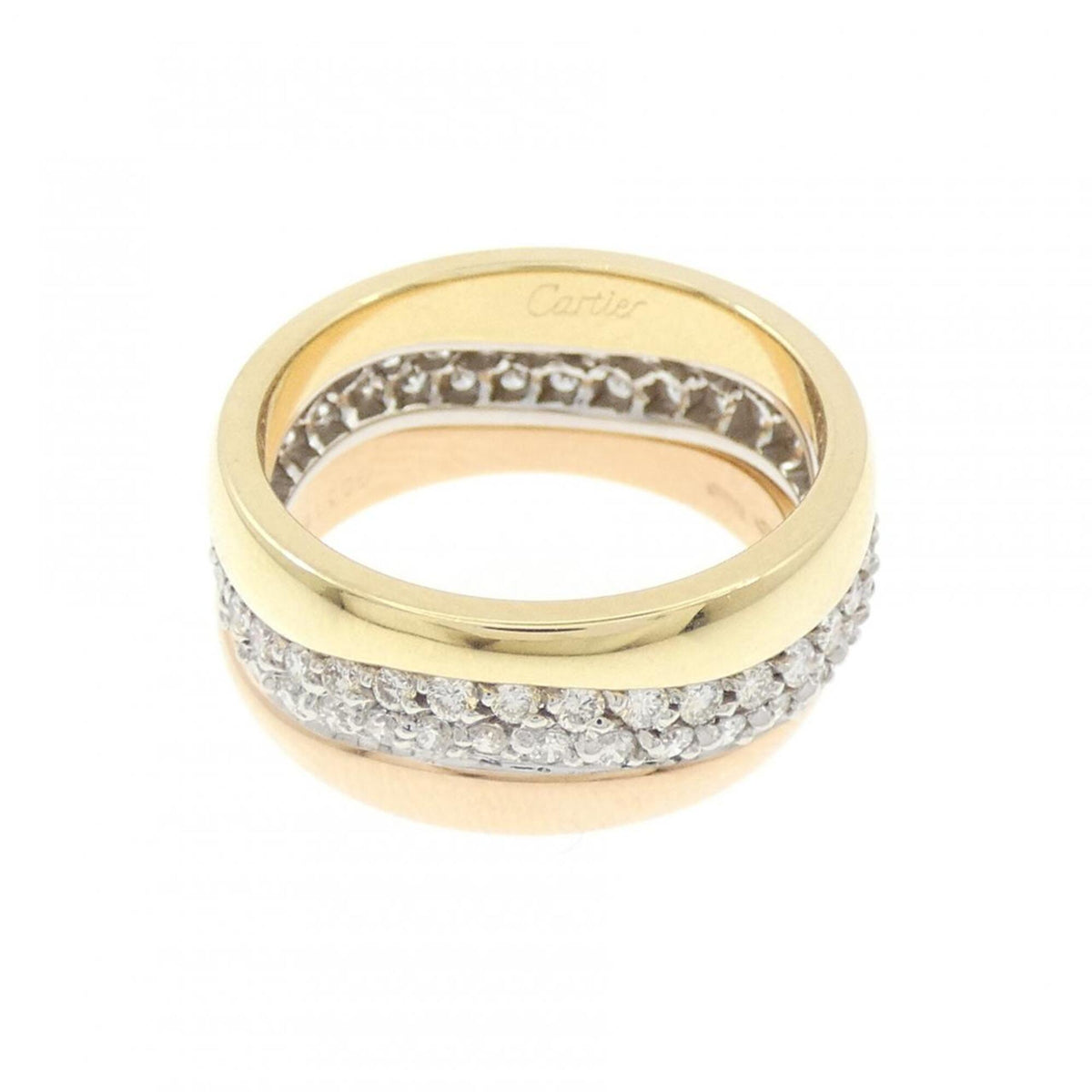 Cartier Yellow Gold (18K) Pink Gold (18K) White Gold (18K) Band Ring (Pre-Owned)