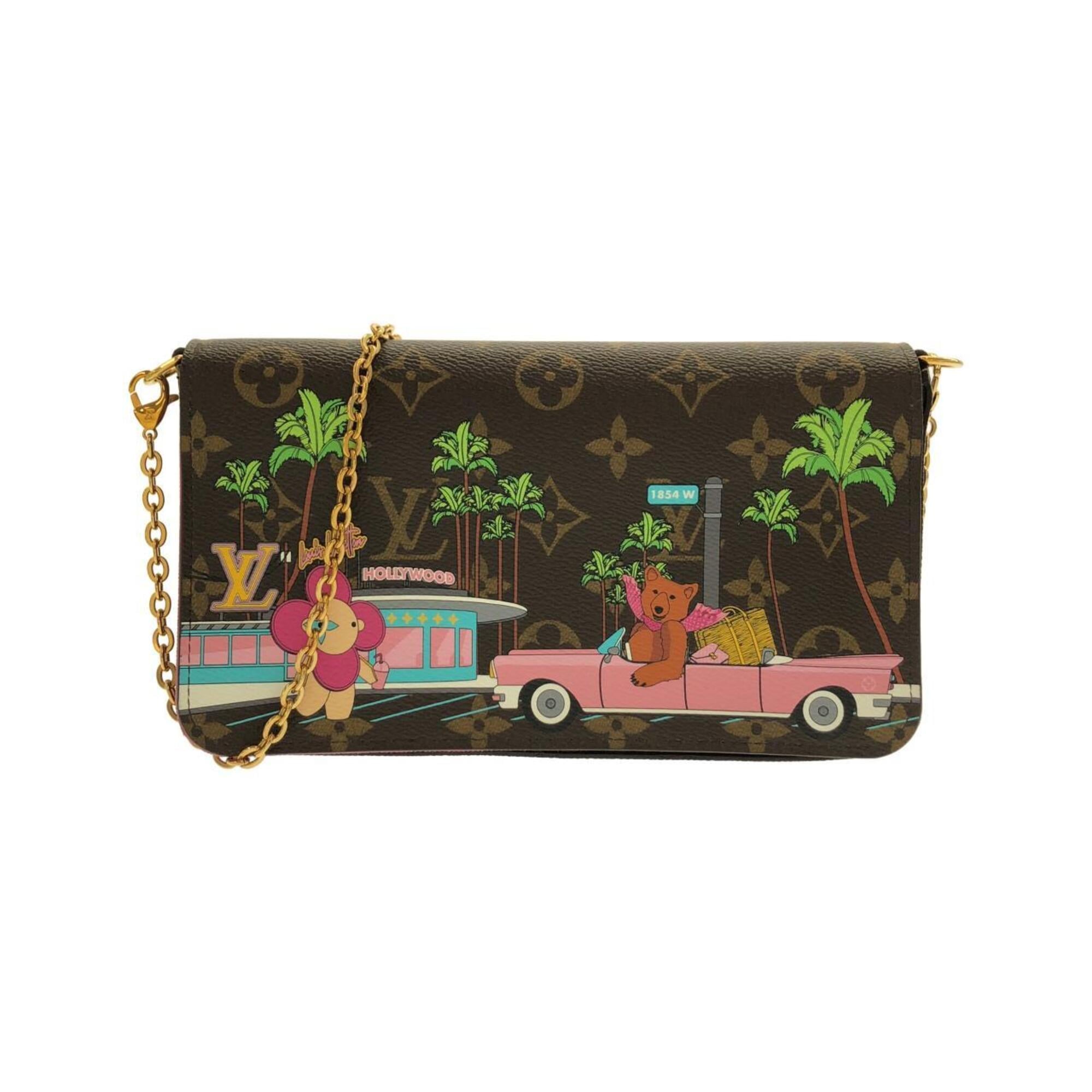 Louis Vuitton Marron Monogram Monogram Pochette Shoulder Bag (Pre-Owned)