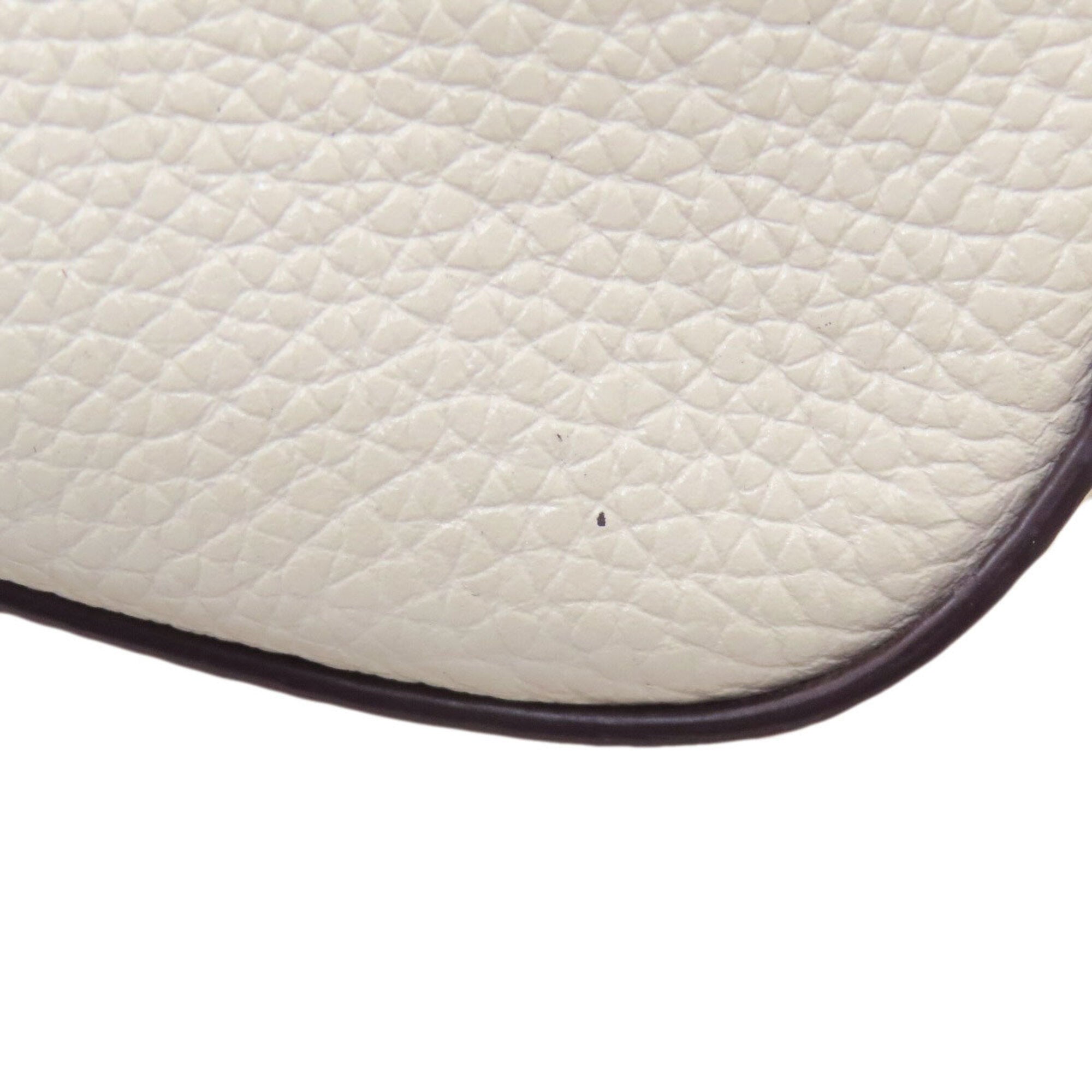 Coach White Leather Shoulder Bag (Pre-Owned)