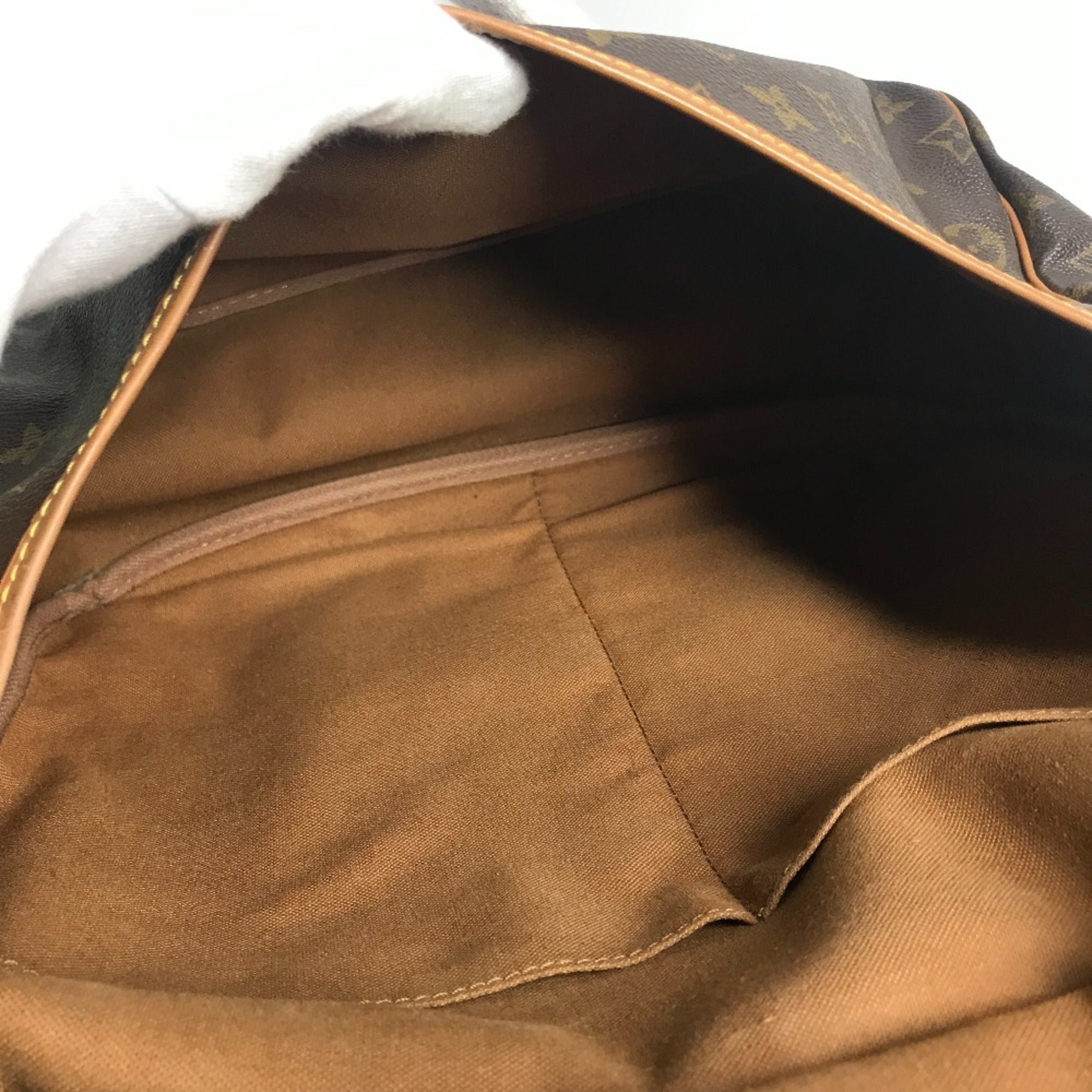 Louis Vuitton Brown Monogram Canvas Shoulder Bag (Pre-Owned)