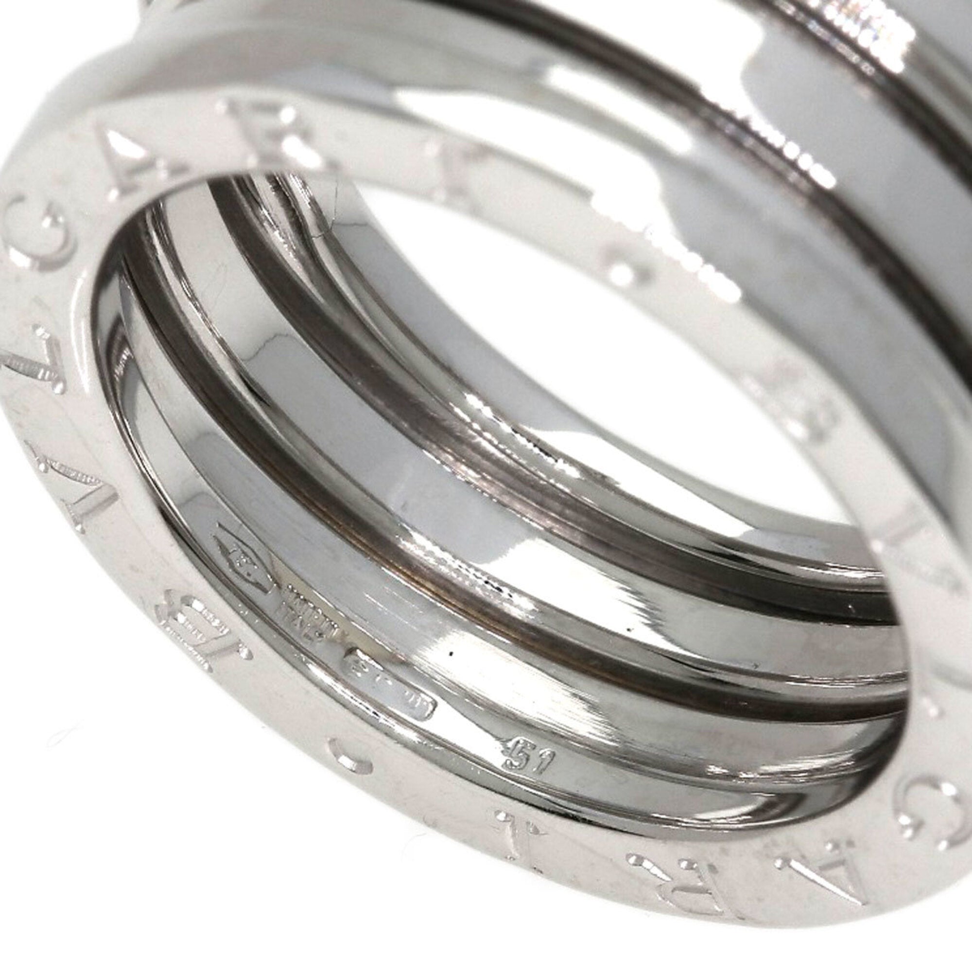 Bvlgari White Gold (18K) Band Ring (Pre-Owned)