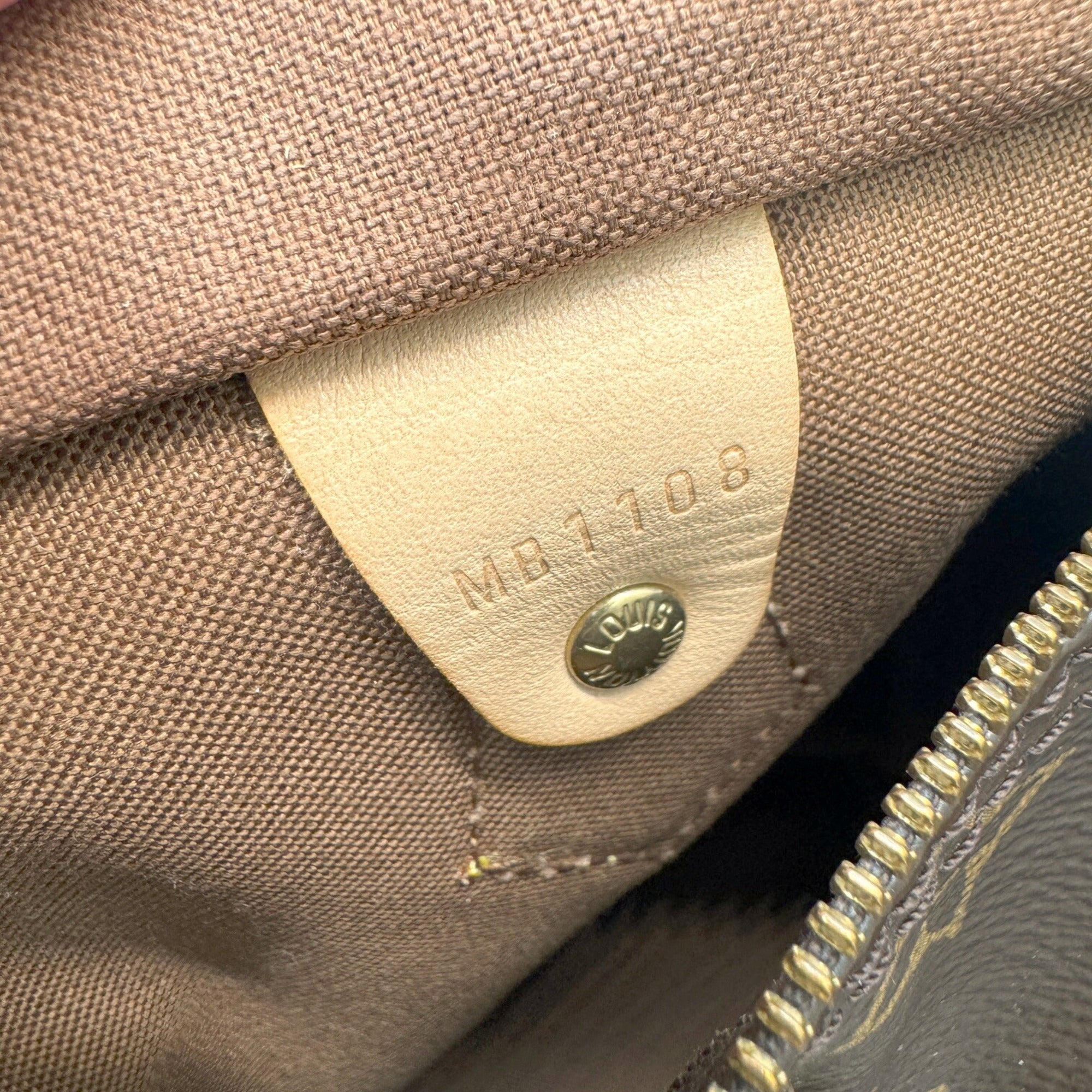 Louis Vuitton Brown Monogram Boston Bag Handbag (Pre-Owned)