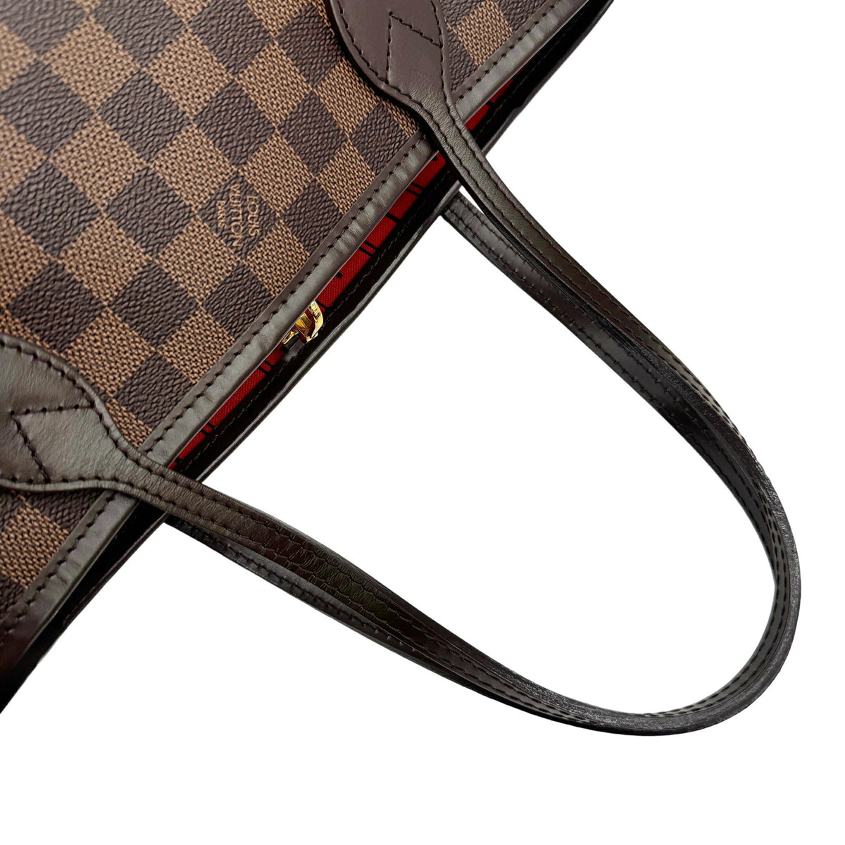 Louis Vuitton Brown Damier Canvas Damier Canvas Shoulder Bag Tote Bag (Pre-Owned)