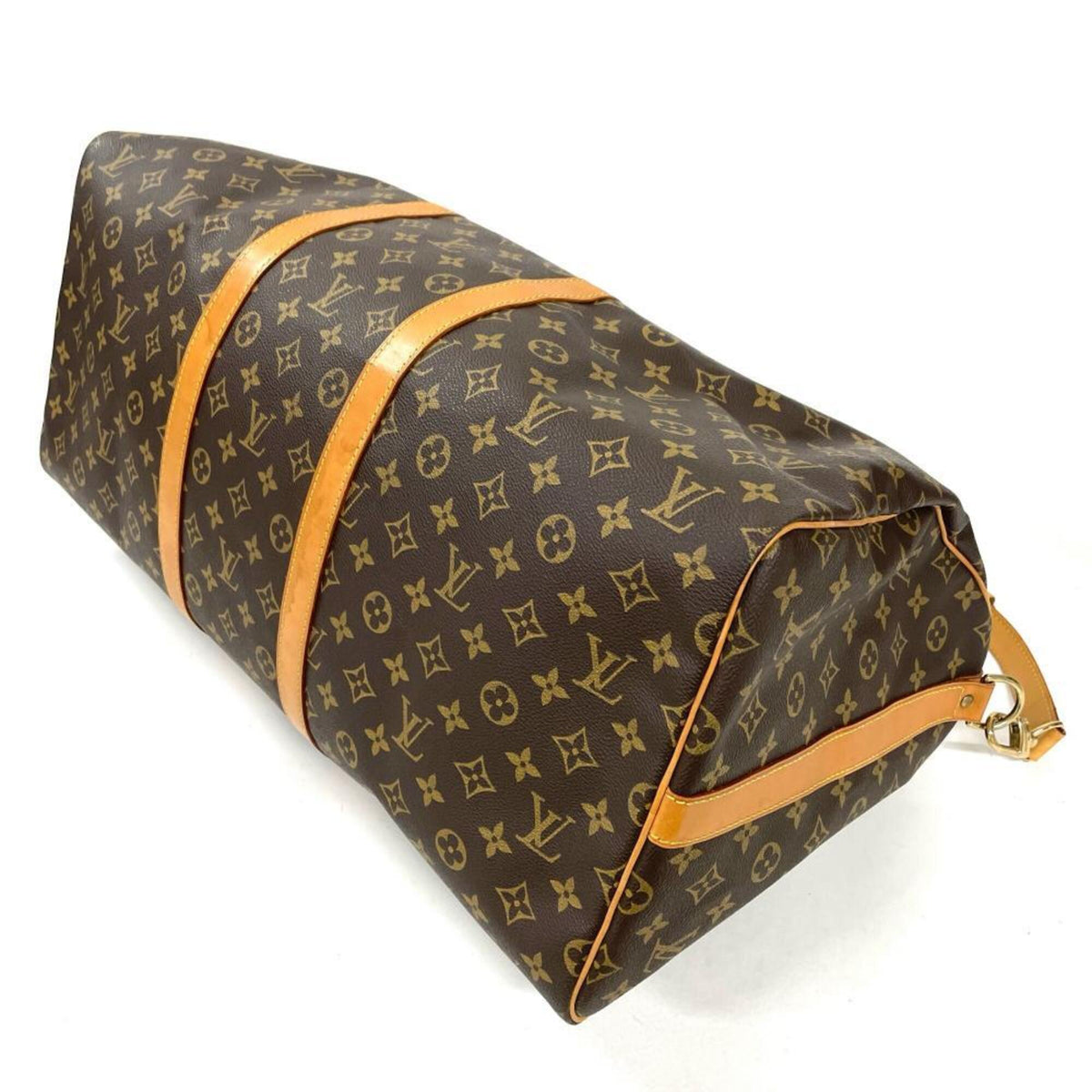 Louis Vuitton Brown Monogram Canvas Boston Bag (Pre-Owned)