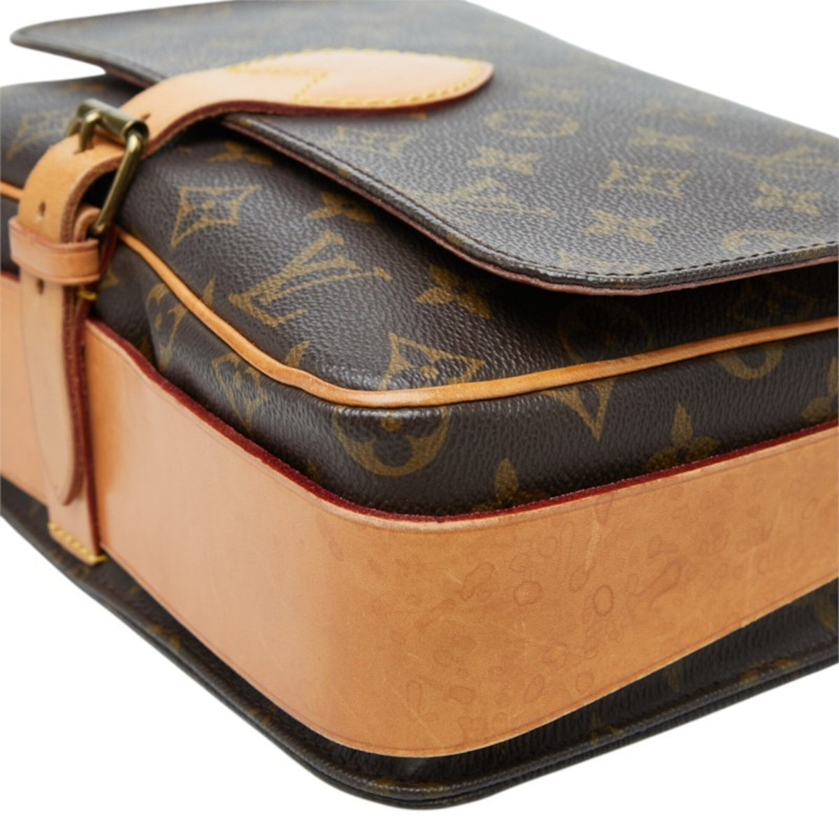 Louis Vuitton Brown Pvc Leather Shoulder Bag (Pre-Owned)