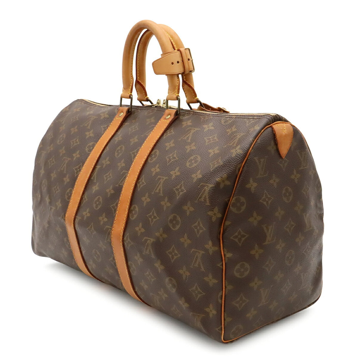 Louis Vuitton Brown Monogram Monogram Boston Bag Handbag (Pre-Owned)