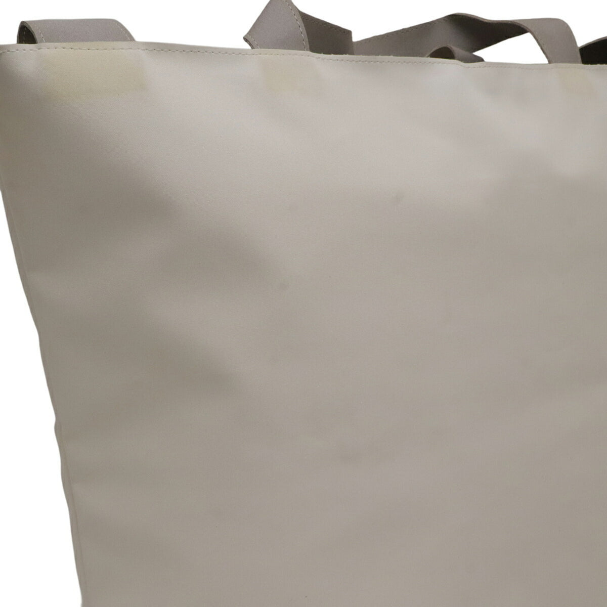 Chanel Sport Ivory Light Gray Nylon Shoulder Bag Tote Bag (Pre-Owned)