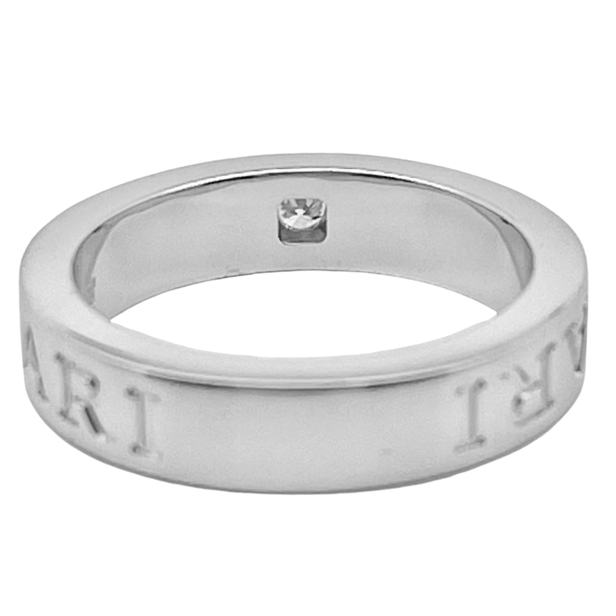 Bvlgari White Gold (18K) Band Ring (Pre-Owned)