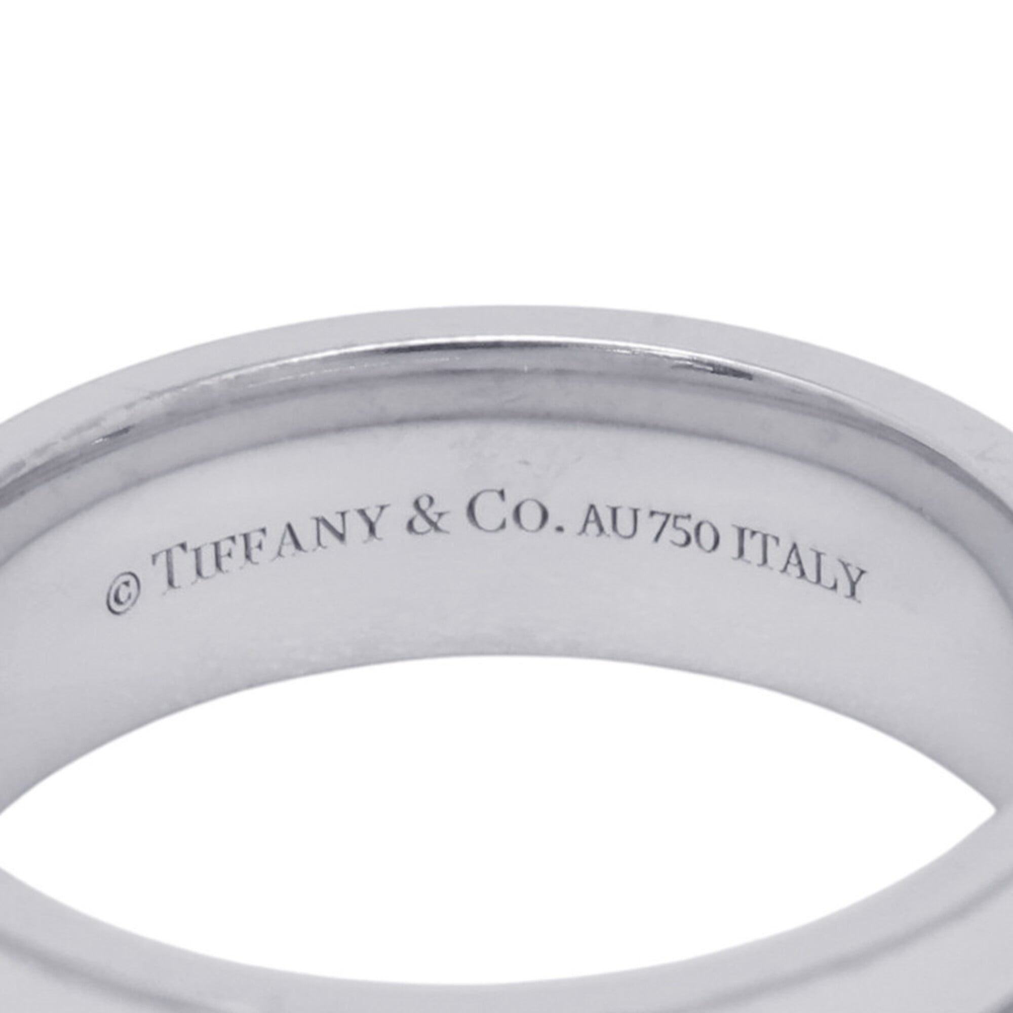 Tiffany White Gold (18K) Band Ring (Pre-Owned)