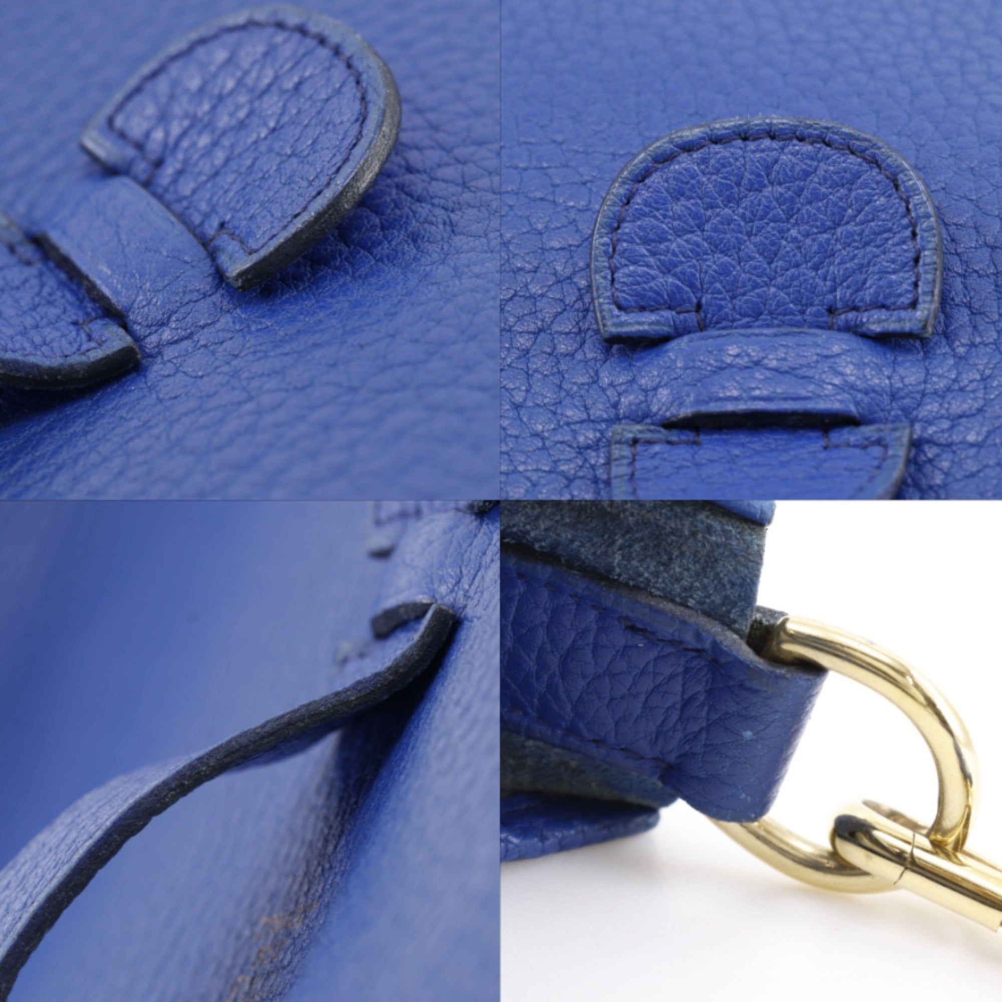 Hermes Blue Ardennes Leather Shoulder Bag (Pre-Owned)