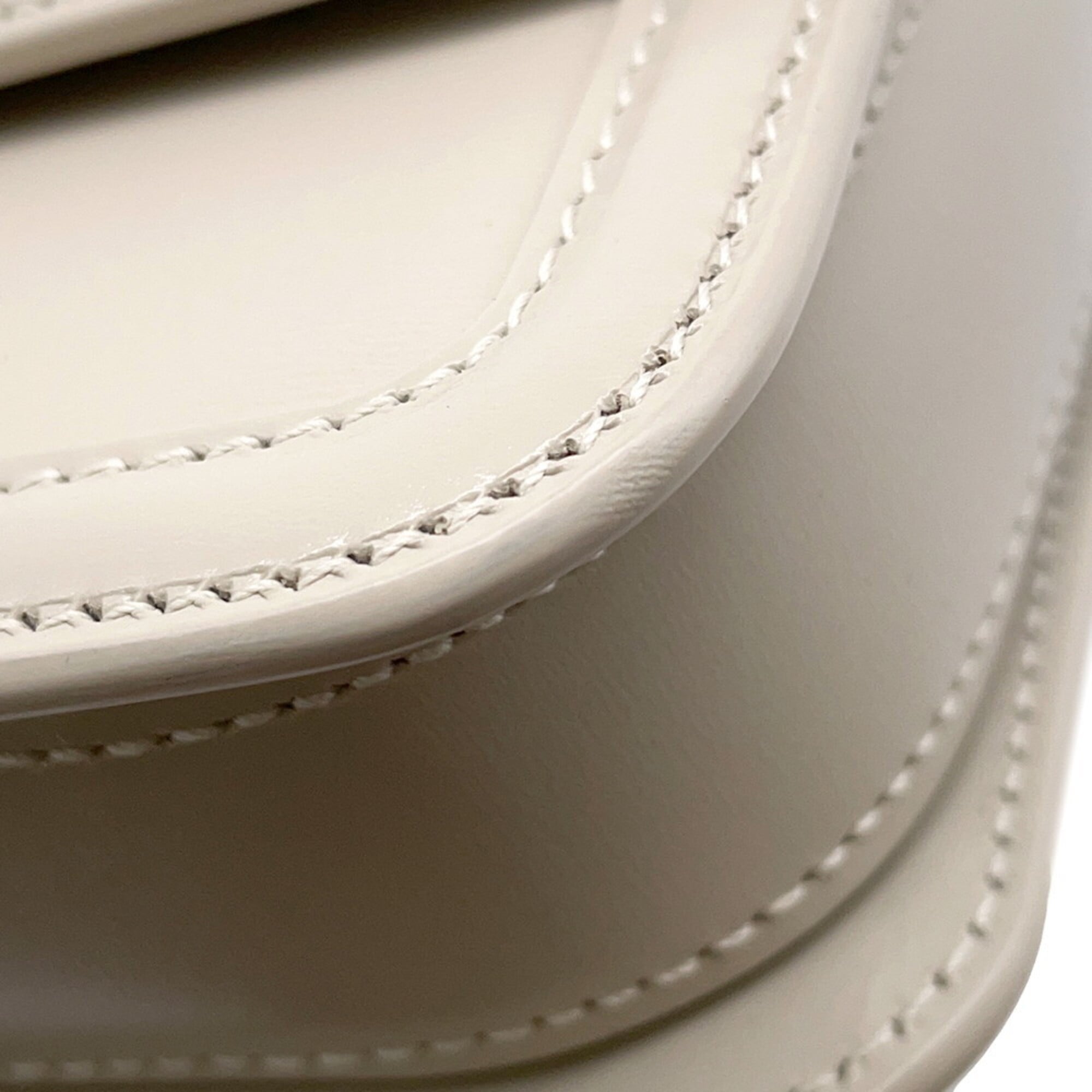 Saint Laurent Ivory White Leather Handbag Shoulder Bag (Pre-Owned)