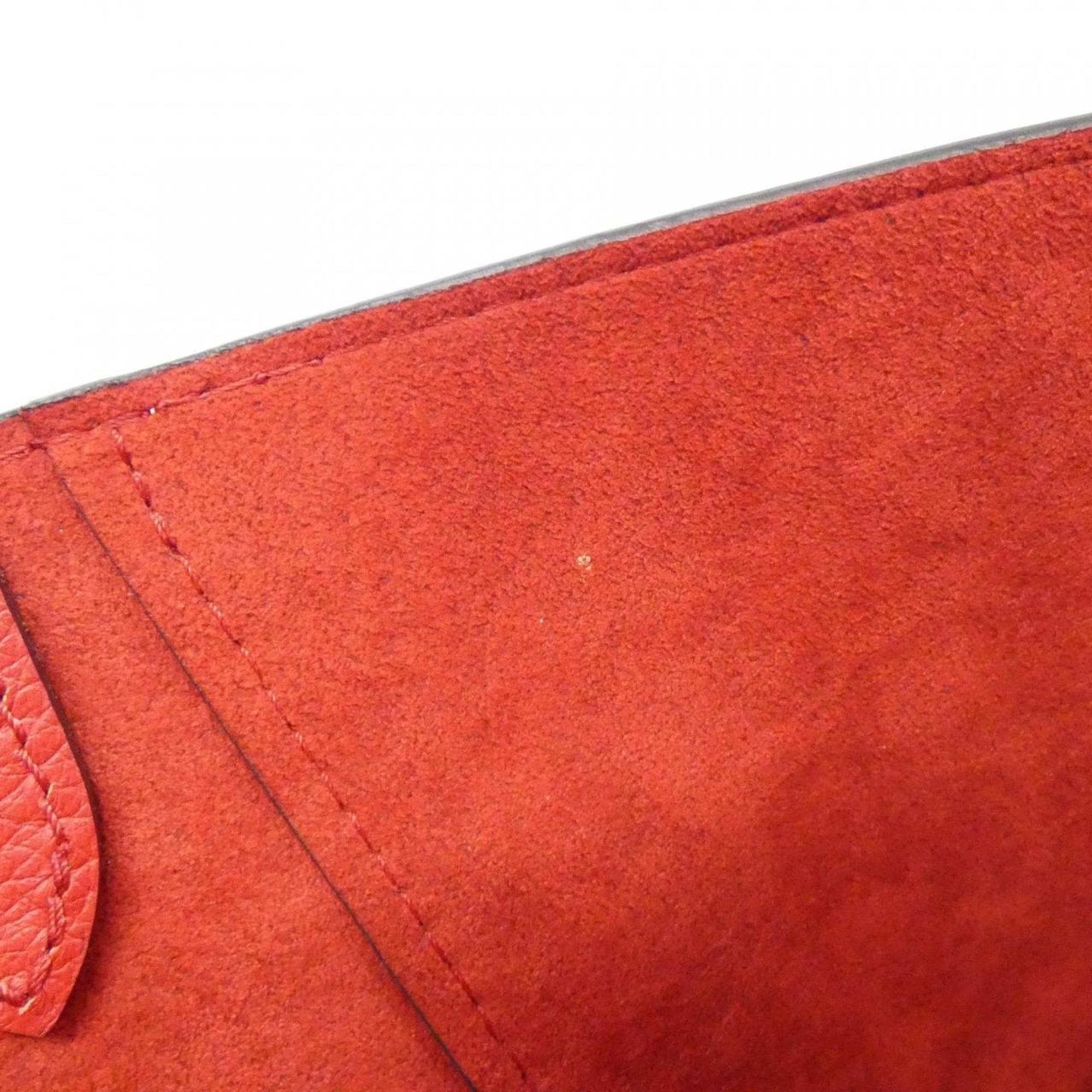Louis Vuitton Red Color Ruby Leather Handbag (Pre-Owned)