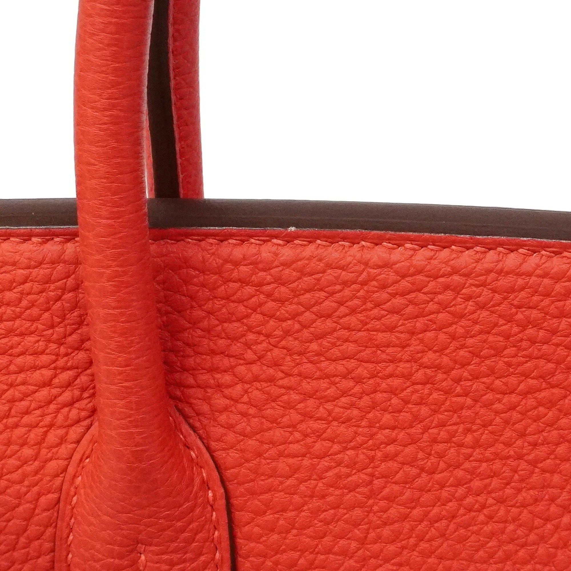 Hermes Bougainvillier Togo Leather Handbag (Pre-Owned)