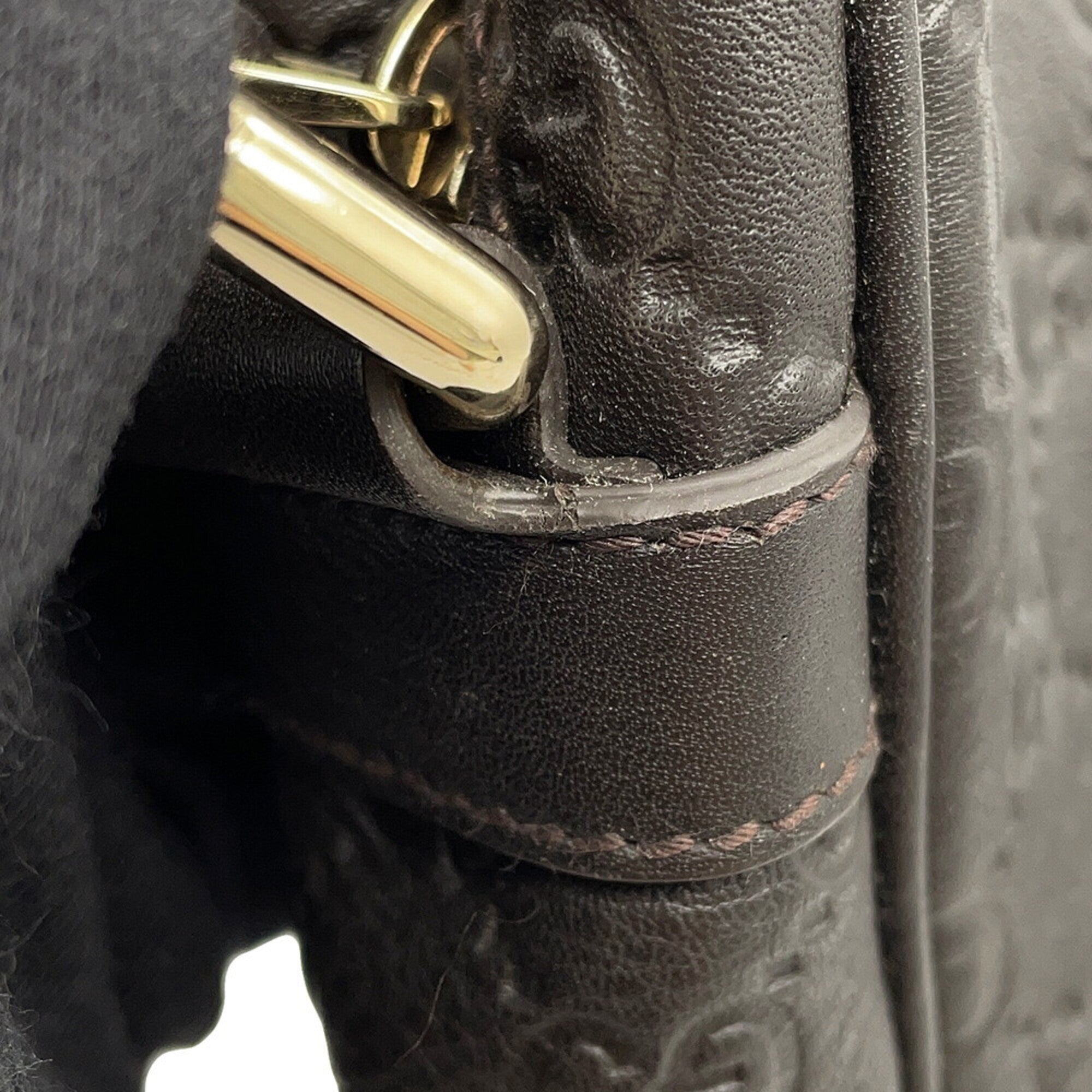 Gucci Dark Brown Leather Shoulder Bag (Pre-Owned)