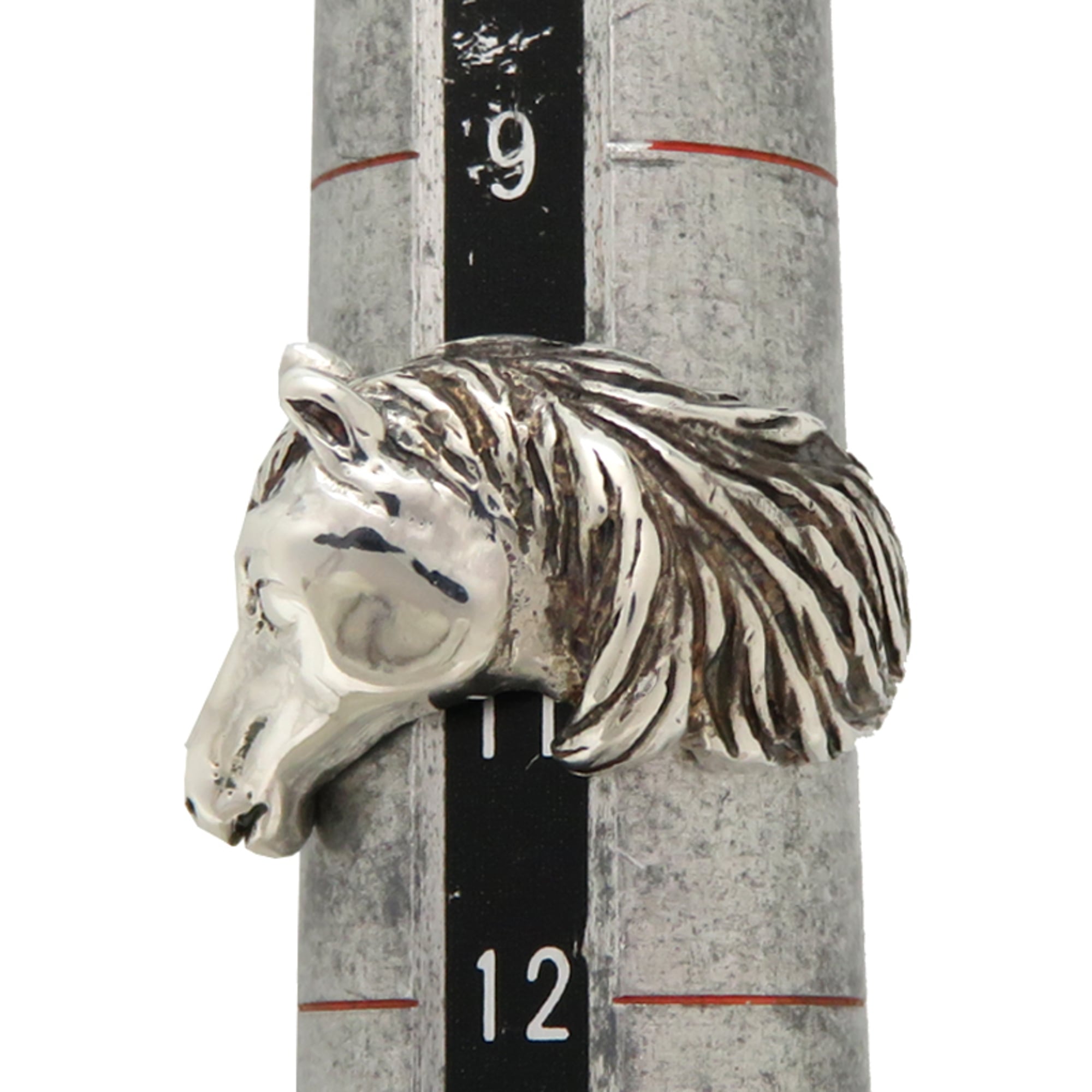 Hermes Silver 925 Band Ring (Pre-Owned)