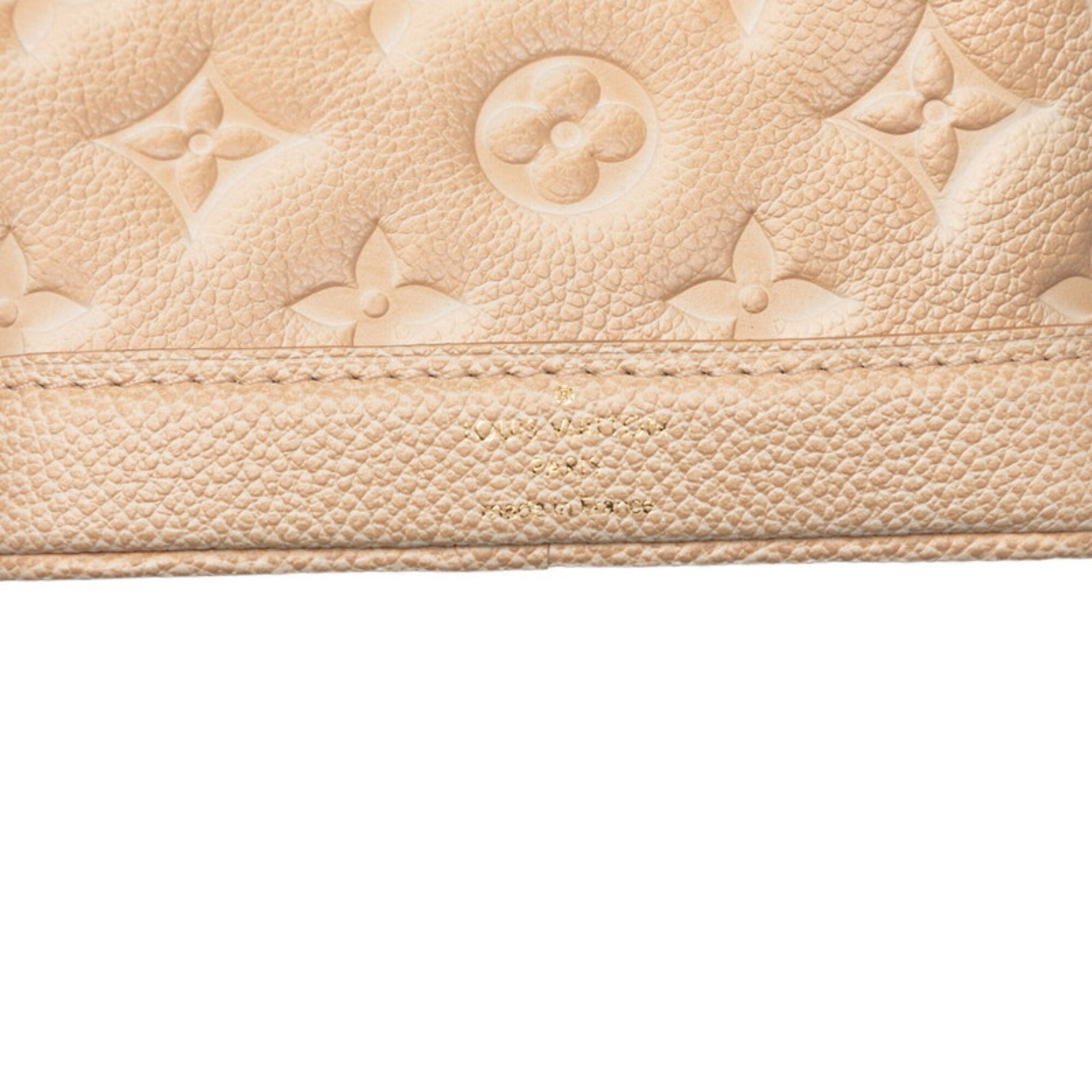 Louis Vuitton Beige White Monogram Empreinte Handbag Shoulder Bag (Pre-Owned)