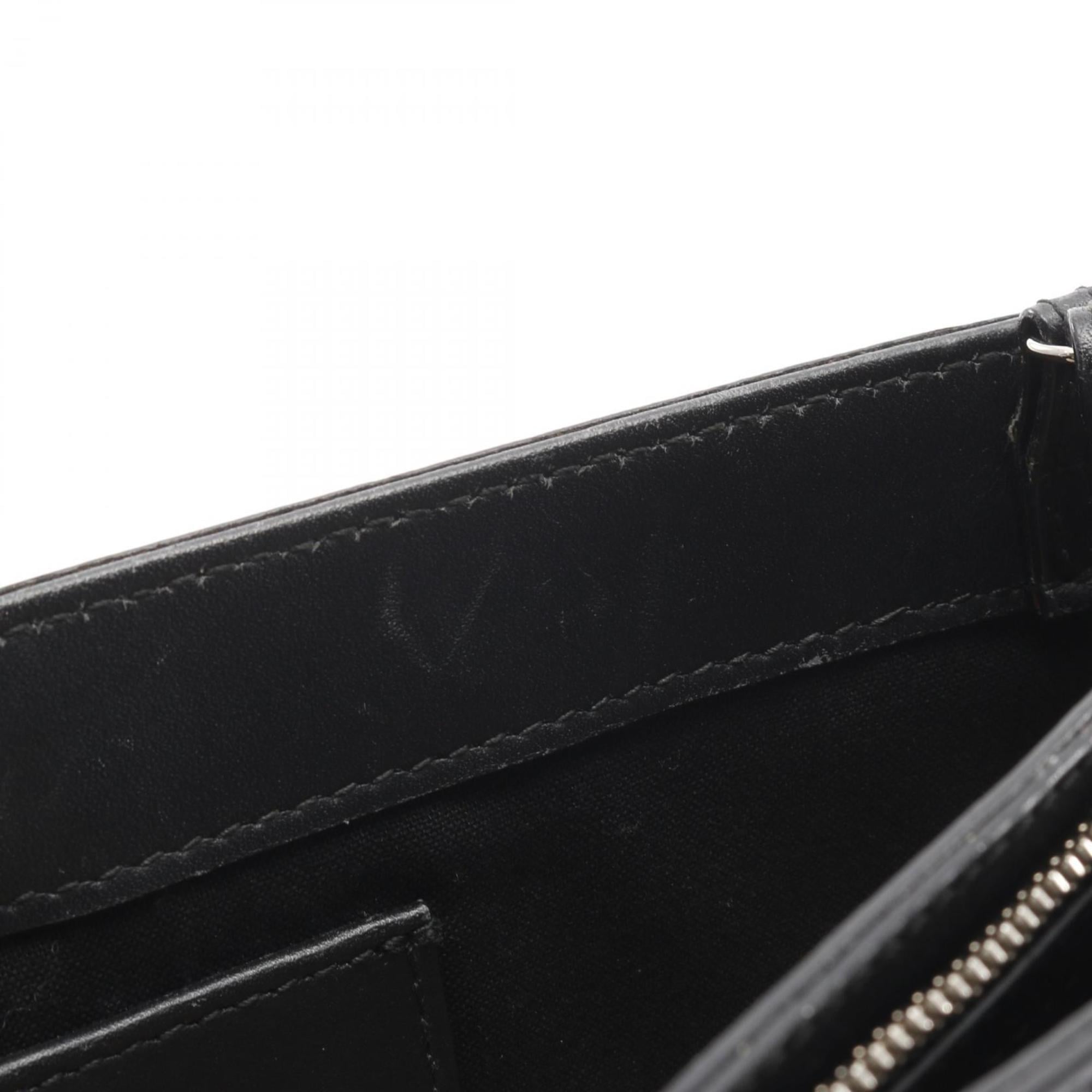 Balenciaga Navy Pochette Black Ivory Canvas Pochette Shoulder Bag (Pre-Owned)