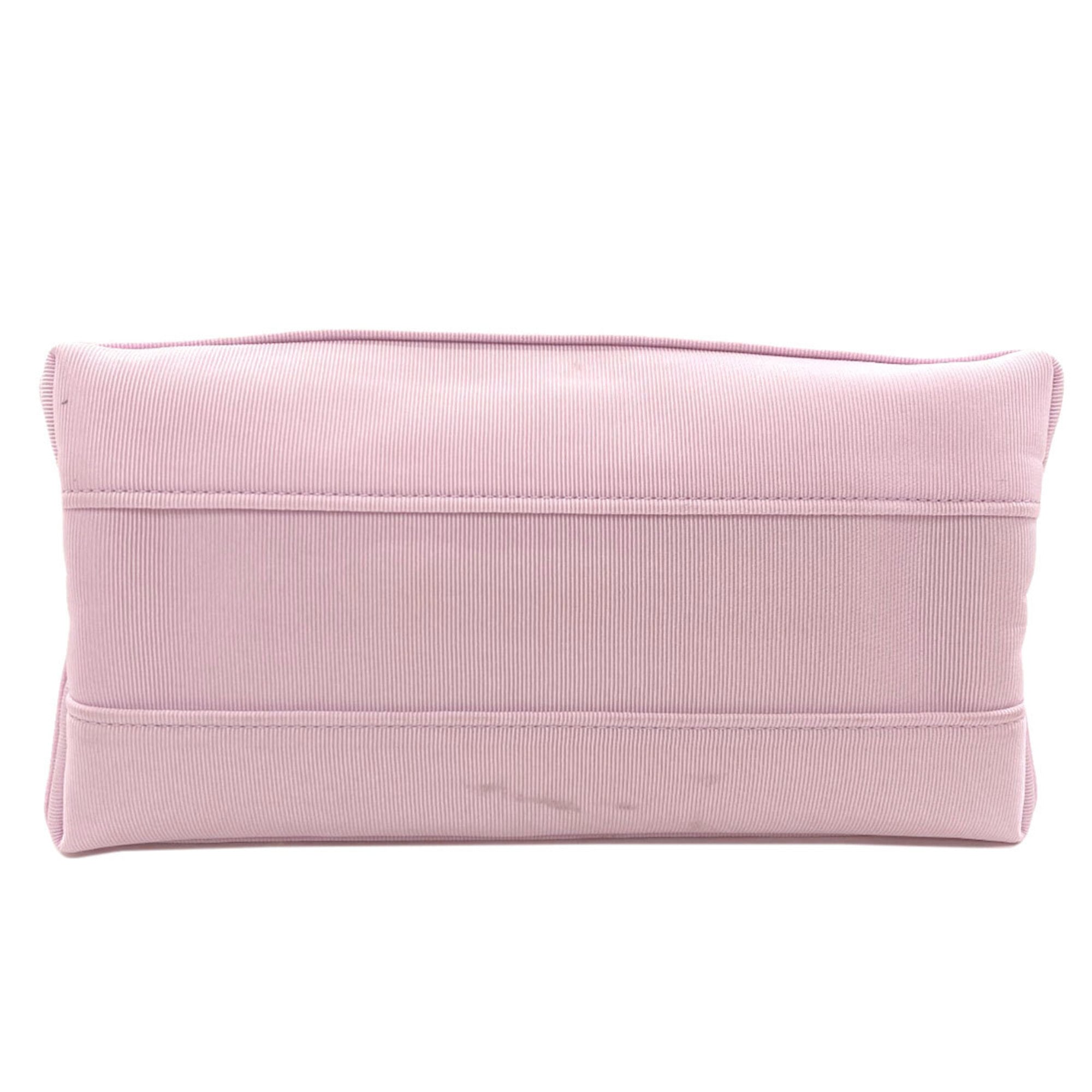 Salvatore Ferragamo Pink Canvas Handbag (Pre-Owned)