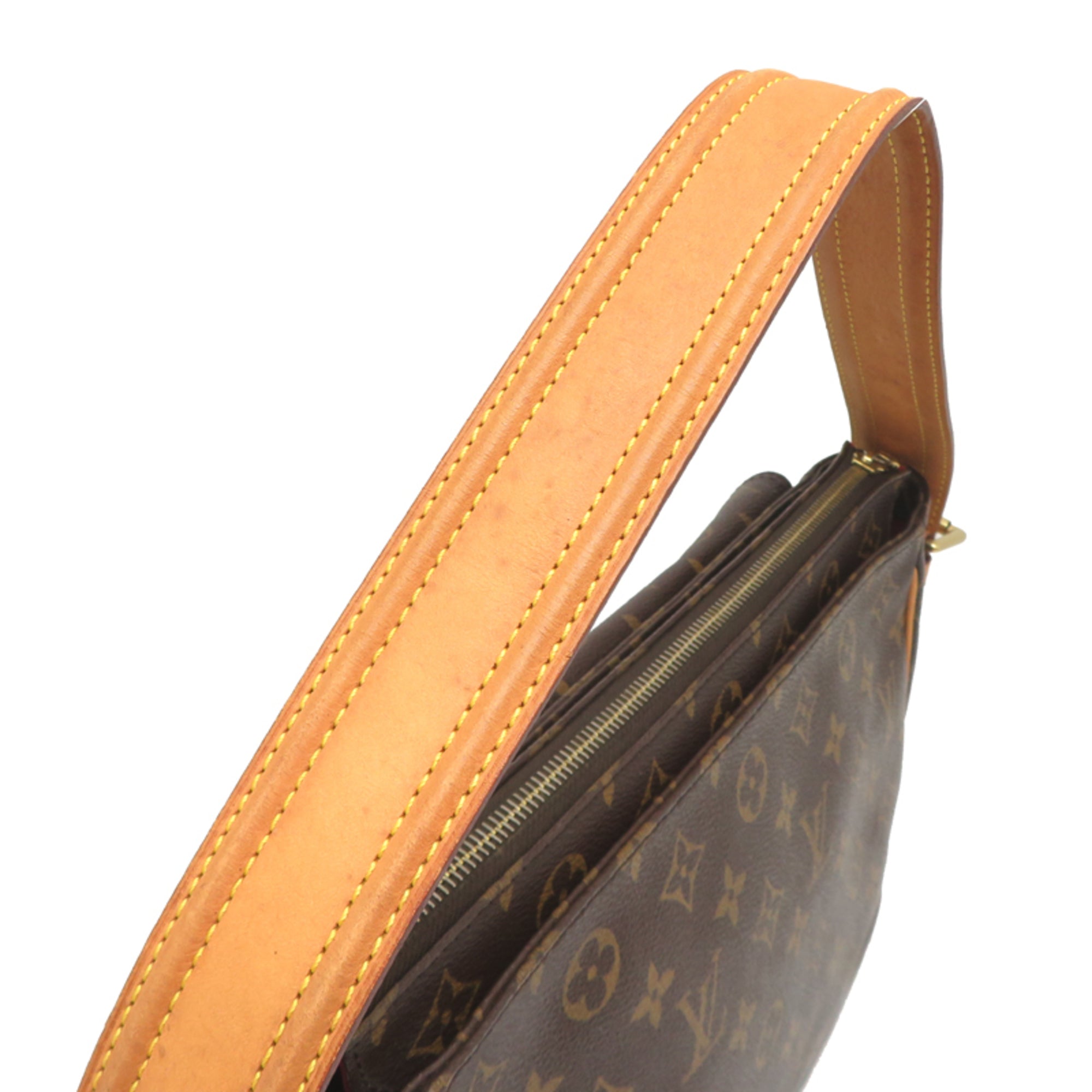 Louis Vuitton Brown Monogram Shoulder Bag (Pre-Owned)