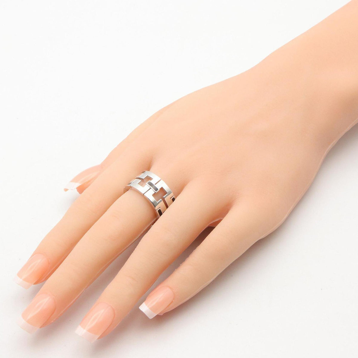 Cartier Silver White Gold (18K) Band Ring (Pre-Owned)