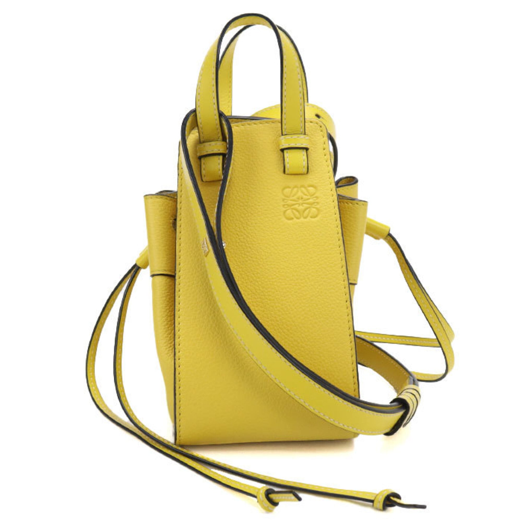 Loewe Yellow Leather Handbag (Pre-Owned)