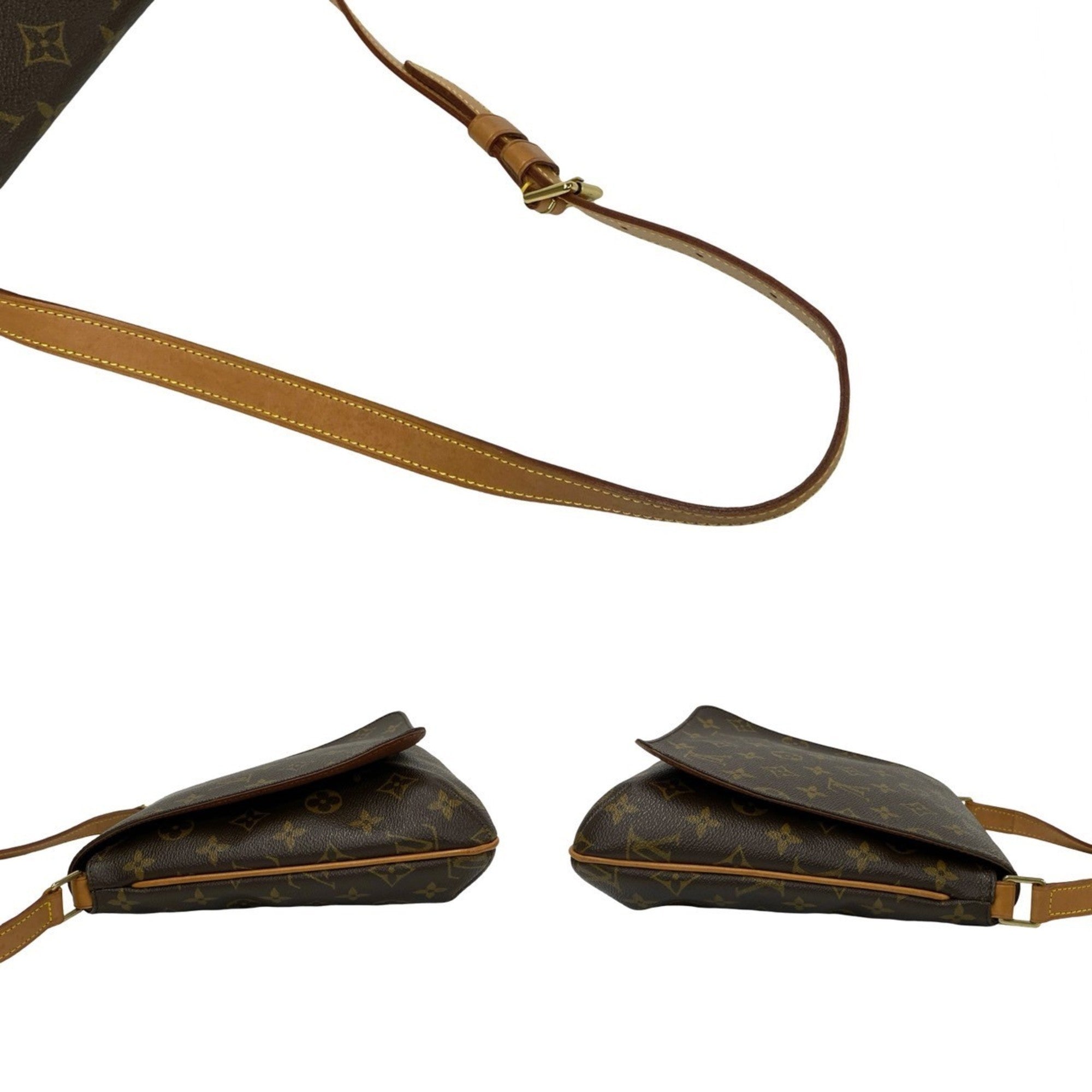 Louis Vuitton Brown Leather Pvc Pochette Shoulder Bag (Pre-Owned)