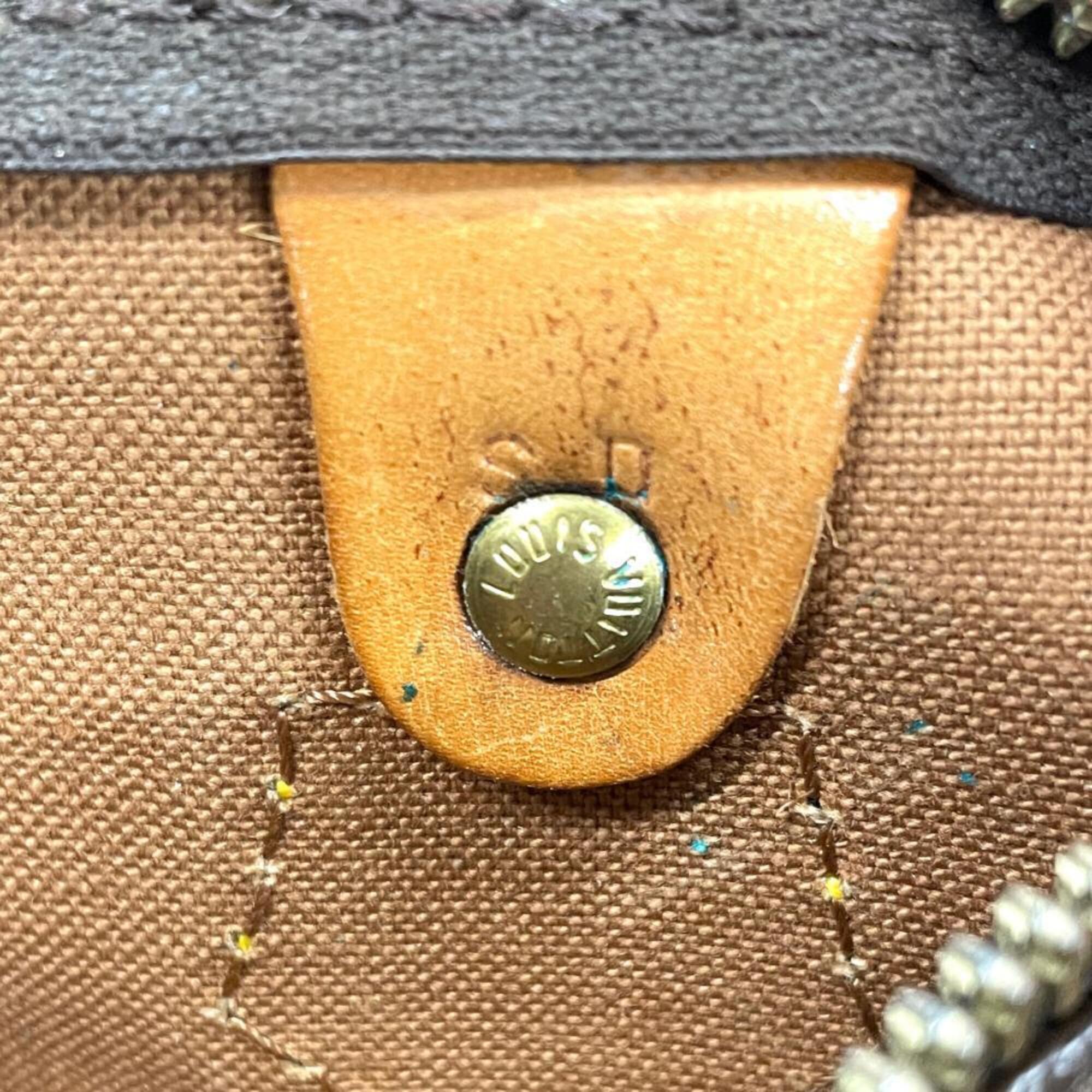 Louis Vuitton Brown Monogram Canvas Boston Bag (Pre-Owned)