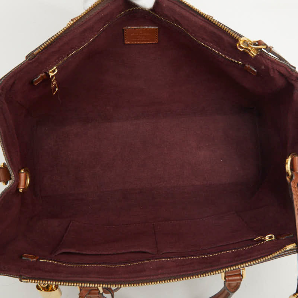 Louis Vuitton Brown Pvc Leather Handbag Shoulder Bag (Pre-Owned)
