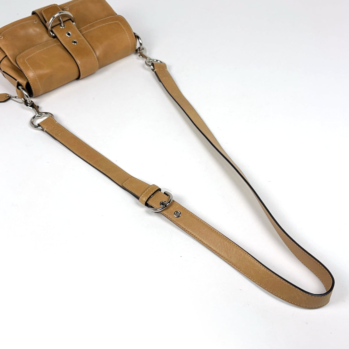 Coach Brown Leather Shoulder Bag (Pre-Owned)