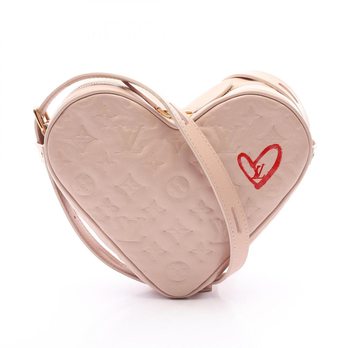 Louis Vuitton Pink Leather Handbag Shoulder Bag (Pre-Owned)
