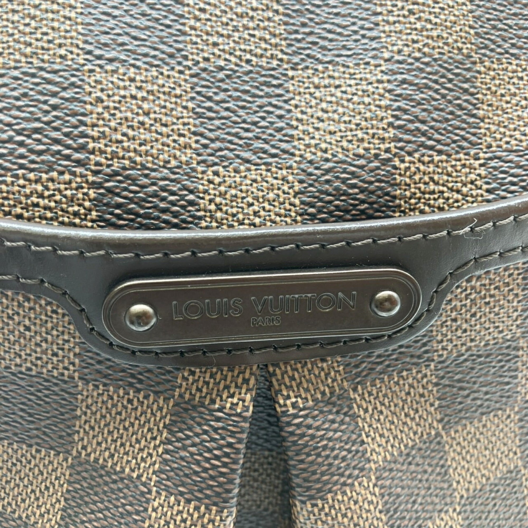 Louis Vuitton Damier Damier Canvas Ebene Shoulder Bag (Pre-Owned)