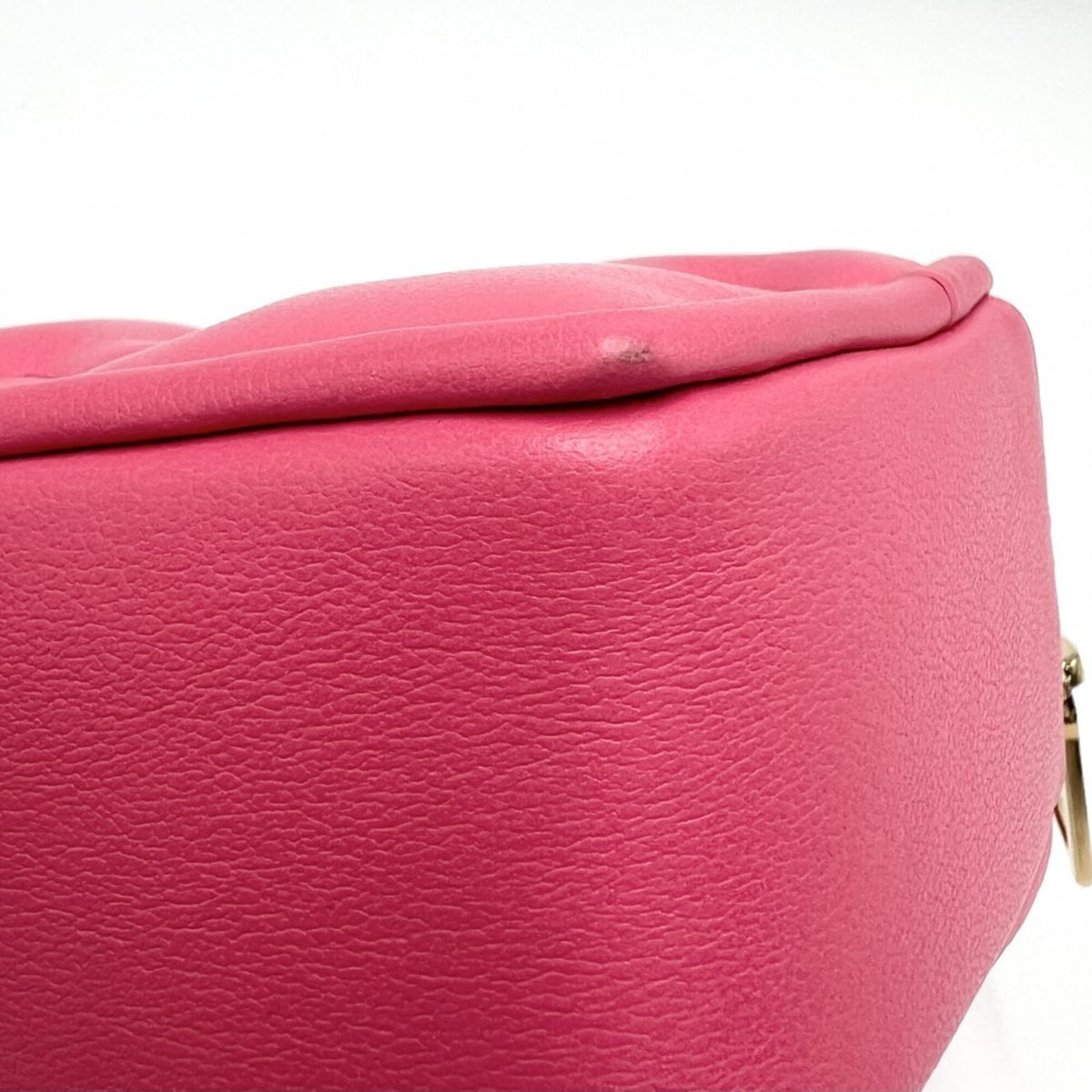 Louis Vuitton Pink Leather Pouch Shoulder Bag (Pre-Owned)