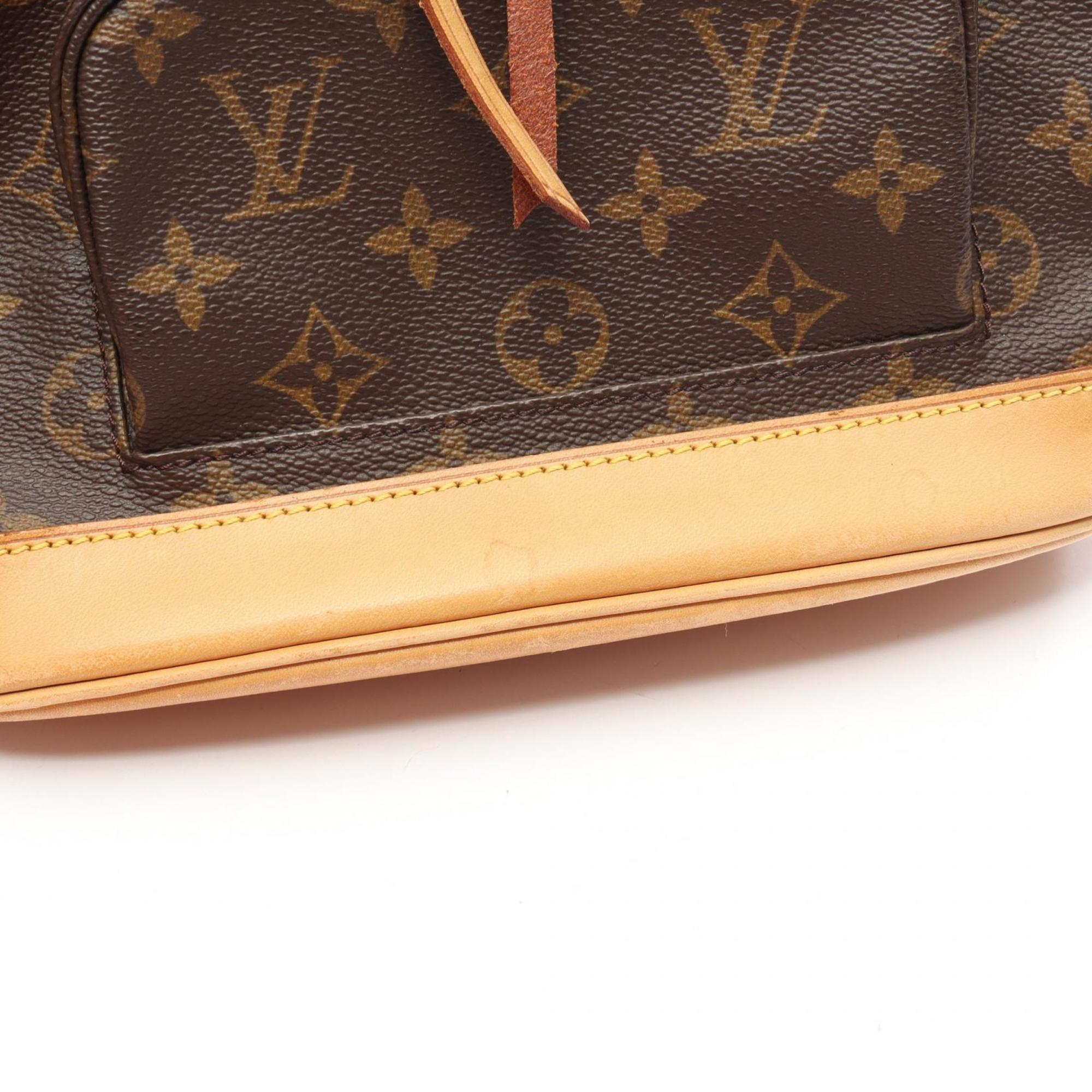 Louis Vuitton Brown Monogram Monogram Leather Backpack (Pre-Owned)