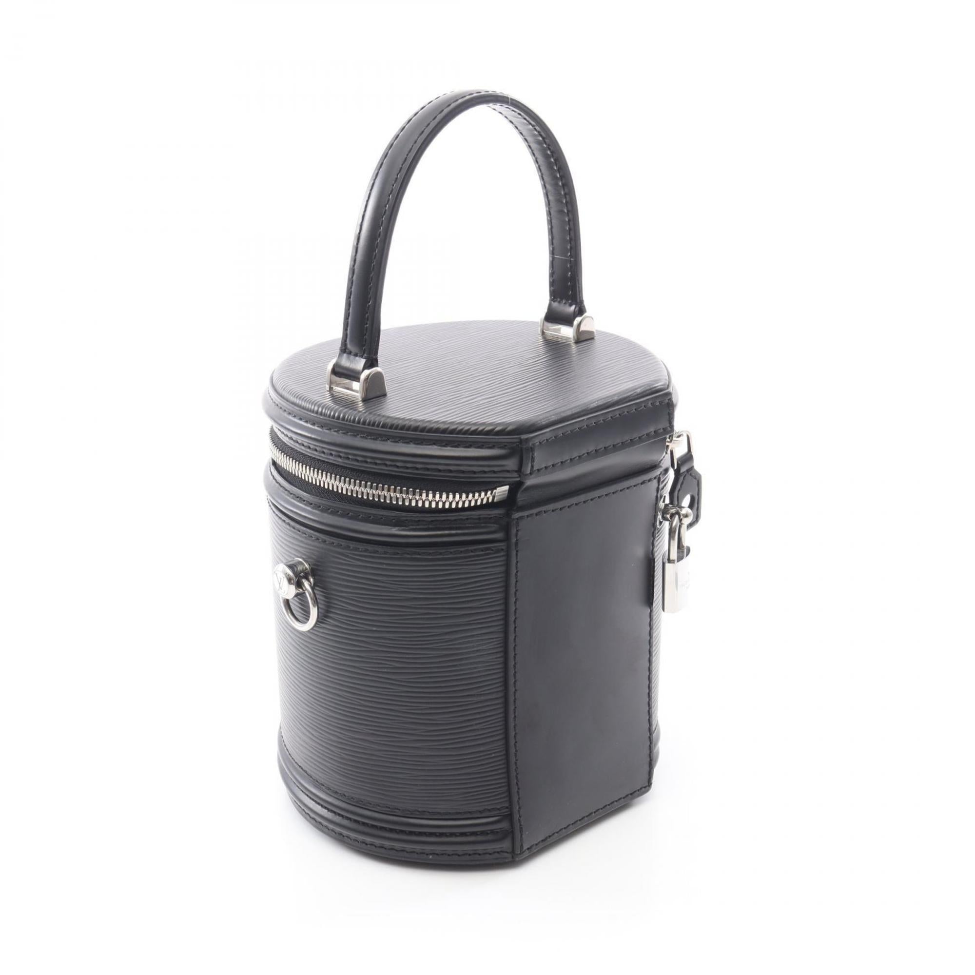 Louis Vuitton Black Noir Epi Leather Handbag (Pre-Owned)