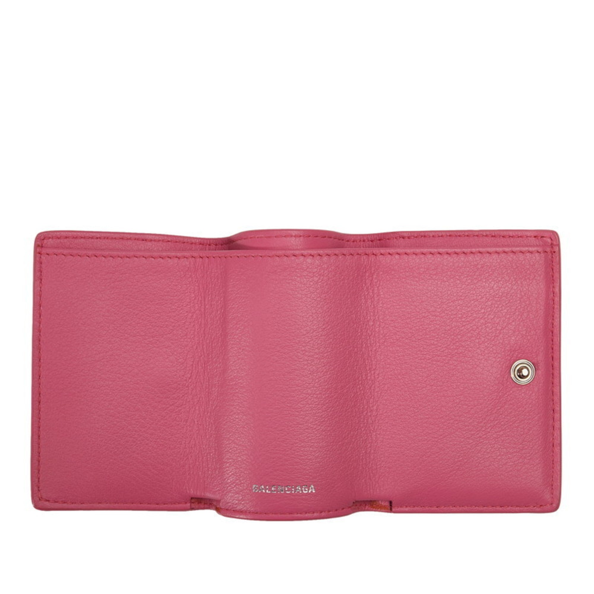 Balenciaga Pink Leather Wallet (Bi-Fold) (Pre-Owned)
