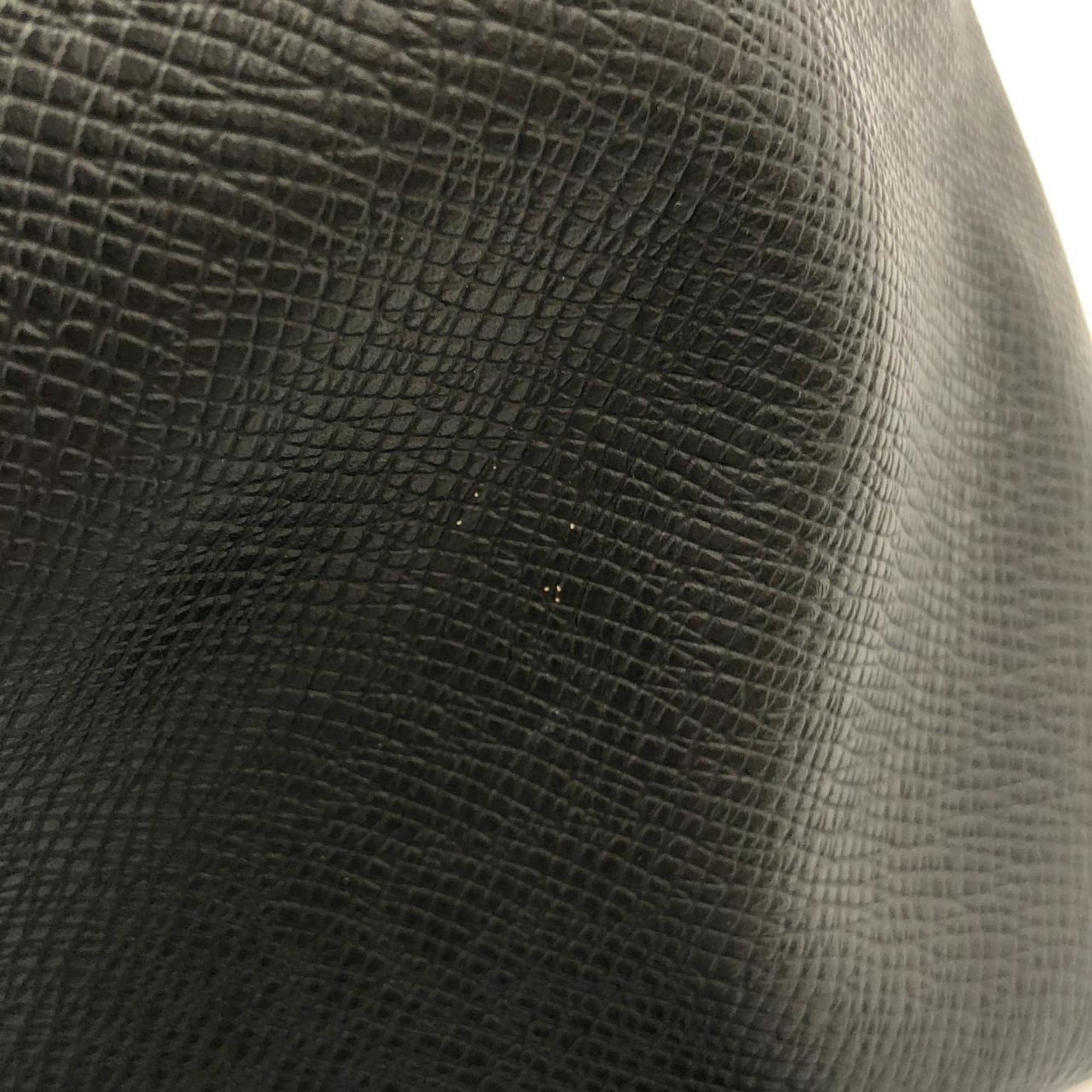 Louis Vuitton Taigarama Black Coated Canvas Leather Backpack (Pre-Owned)