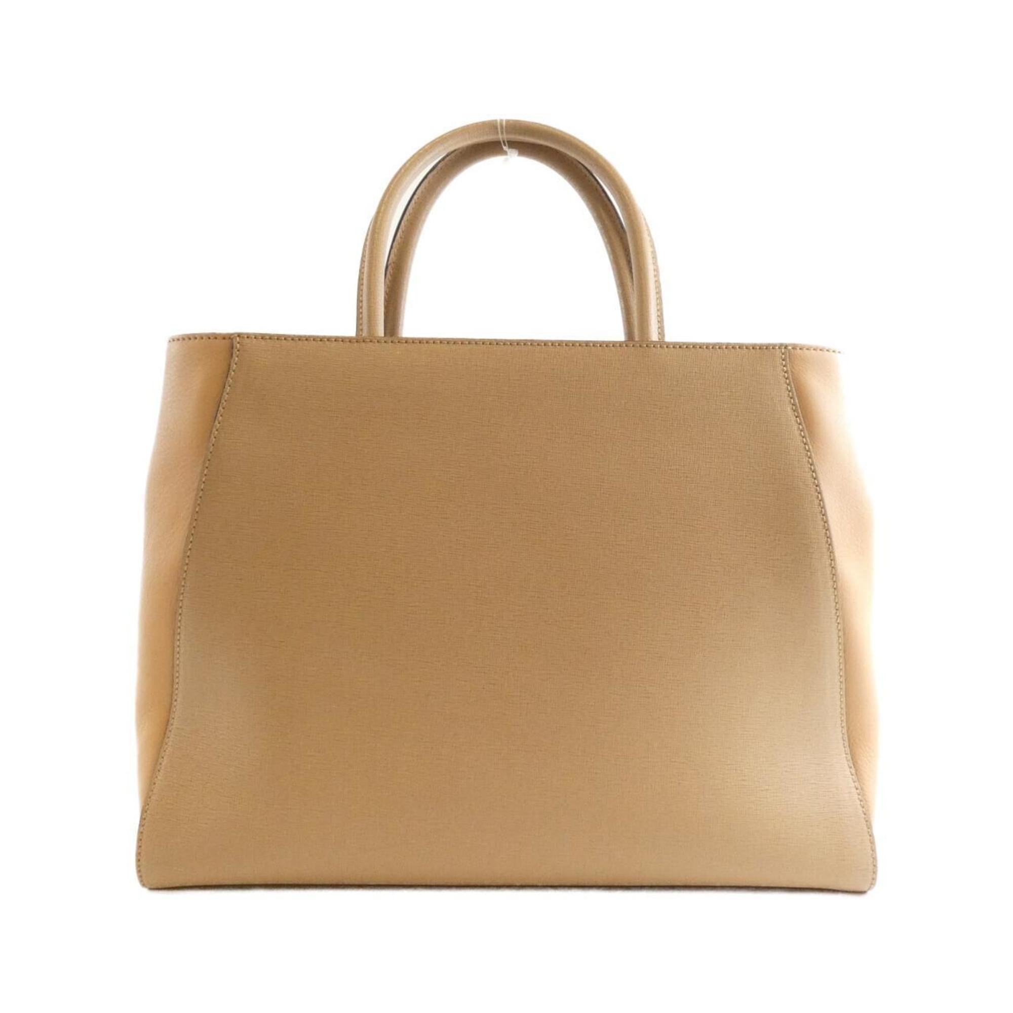 Fendi Beige Leather Handbag (Pre-Owned)