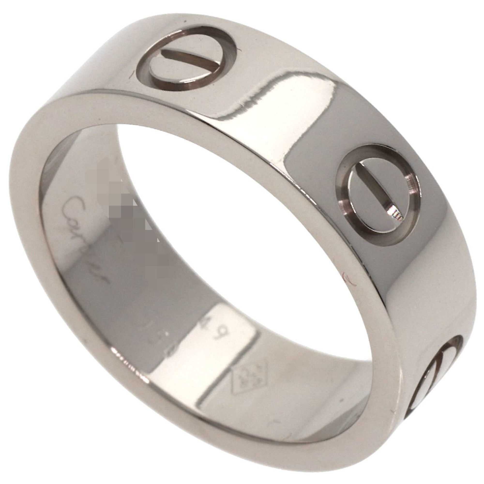 Cartier White Gold White Gold (18K) Band Ring (Pre-Owned)