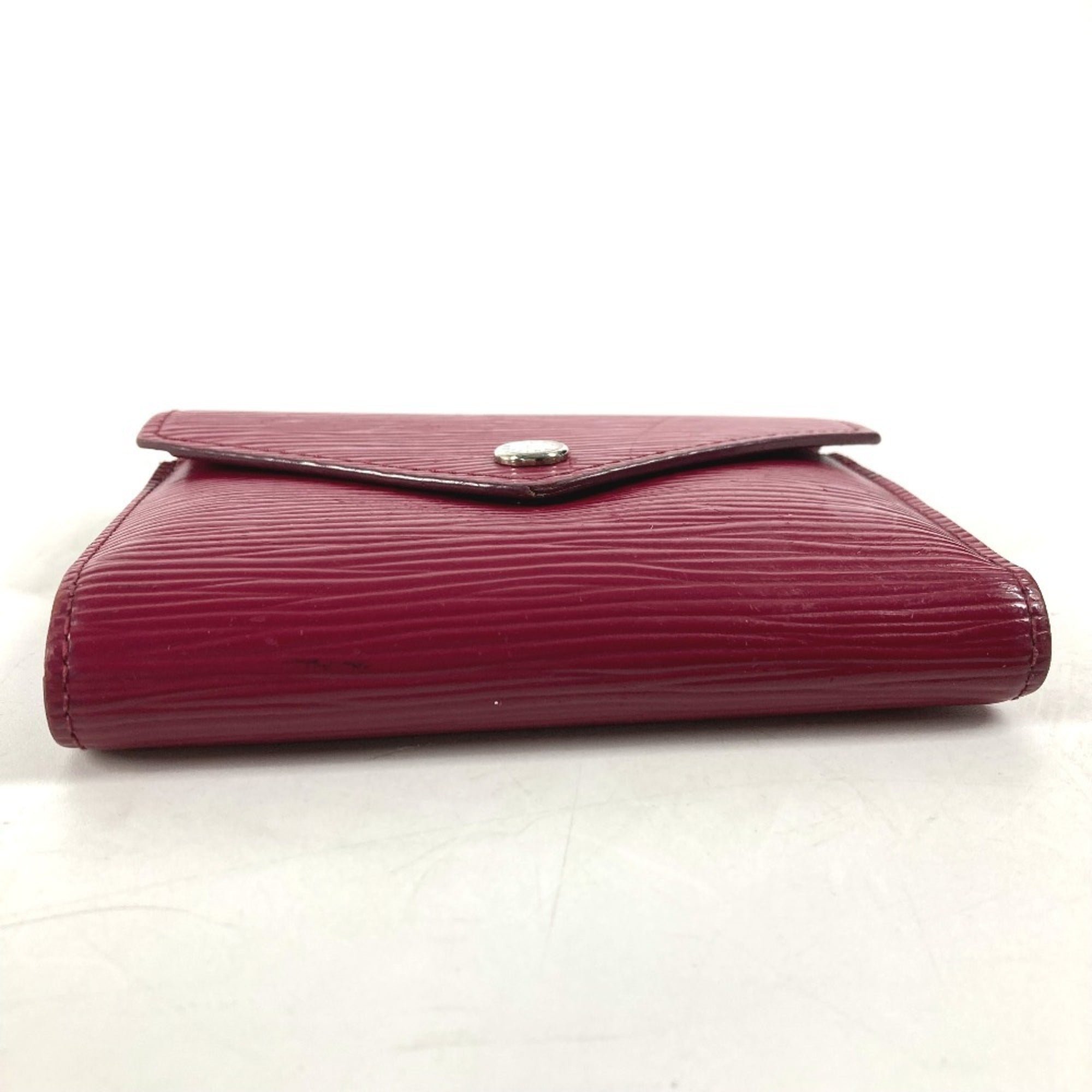 Louis Vuitton Fuchsia Purple Epi Leather Wallet (Tri-Fold) (Pre-Owned)