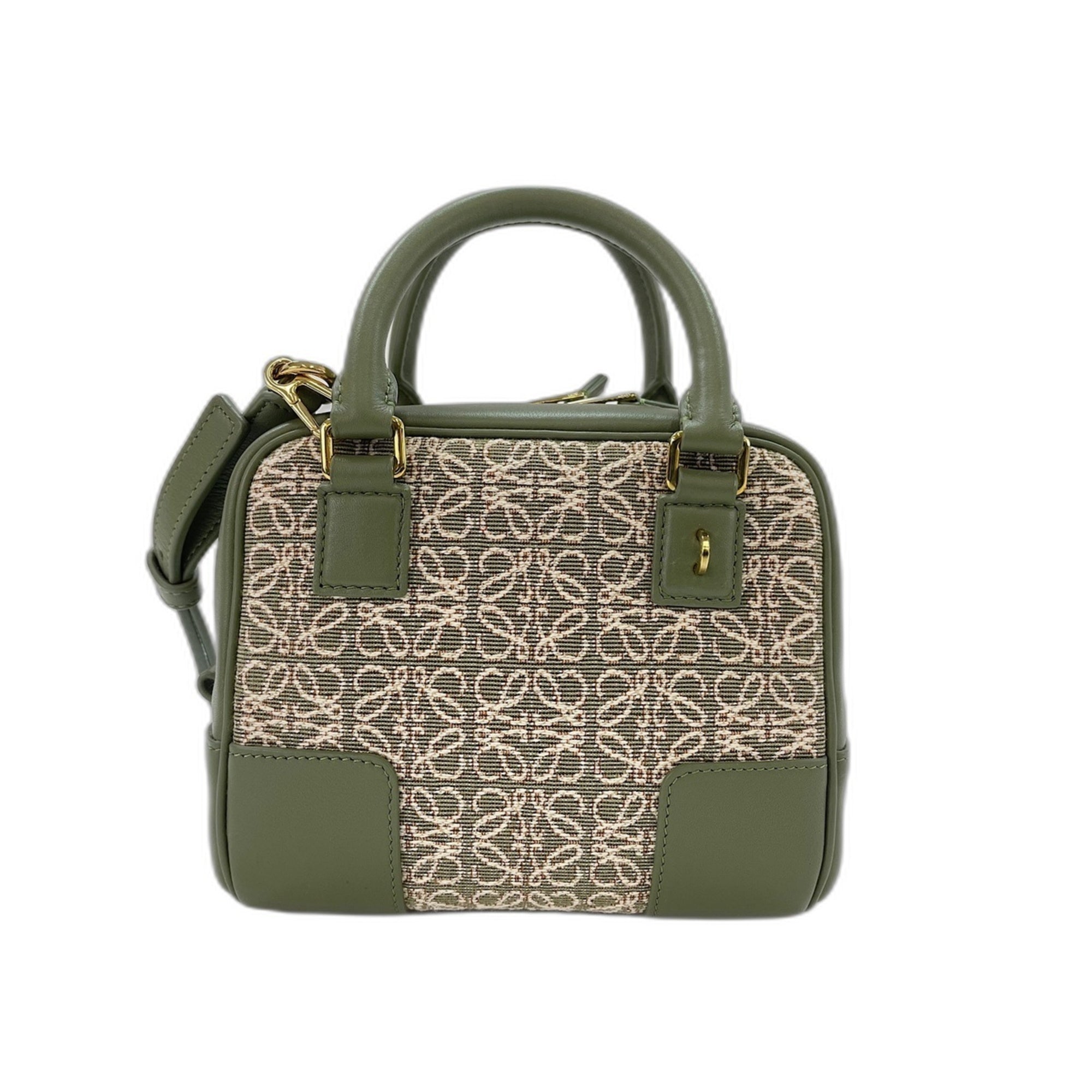 Loewe Amazona Green Shoulder Bag (Pre-Owned)